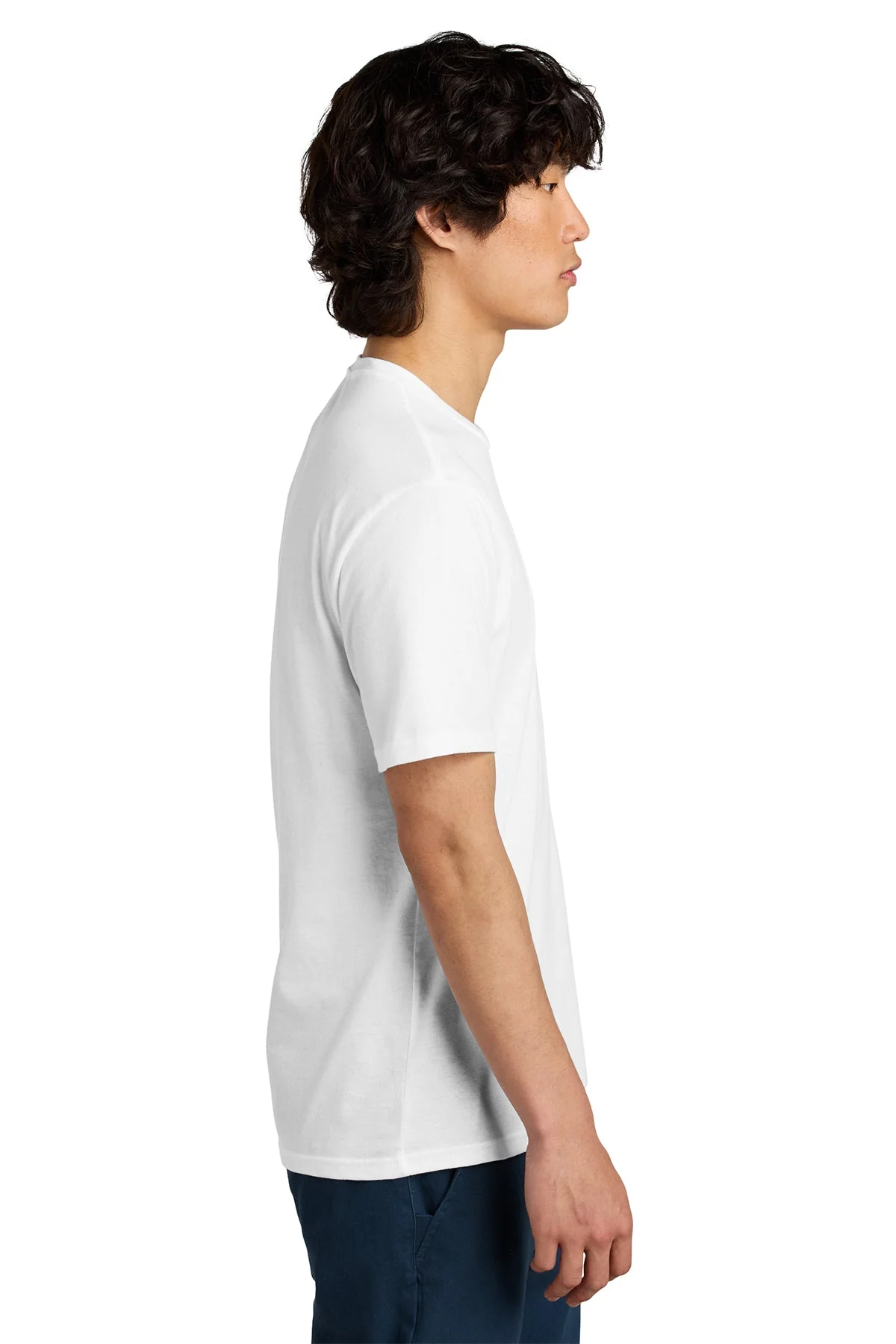 District Perfect Weight Tee, White [August Grooming] - Image 3