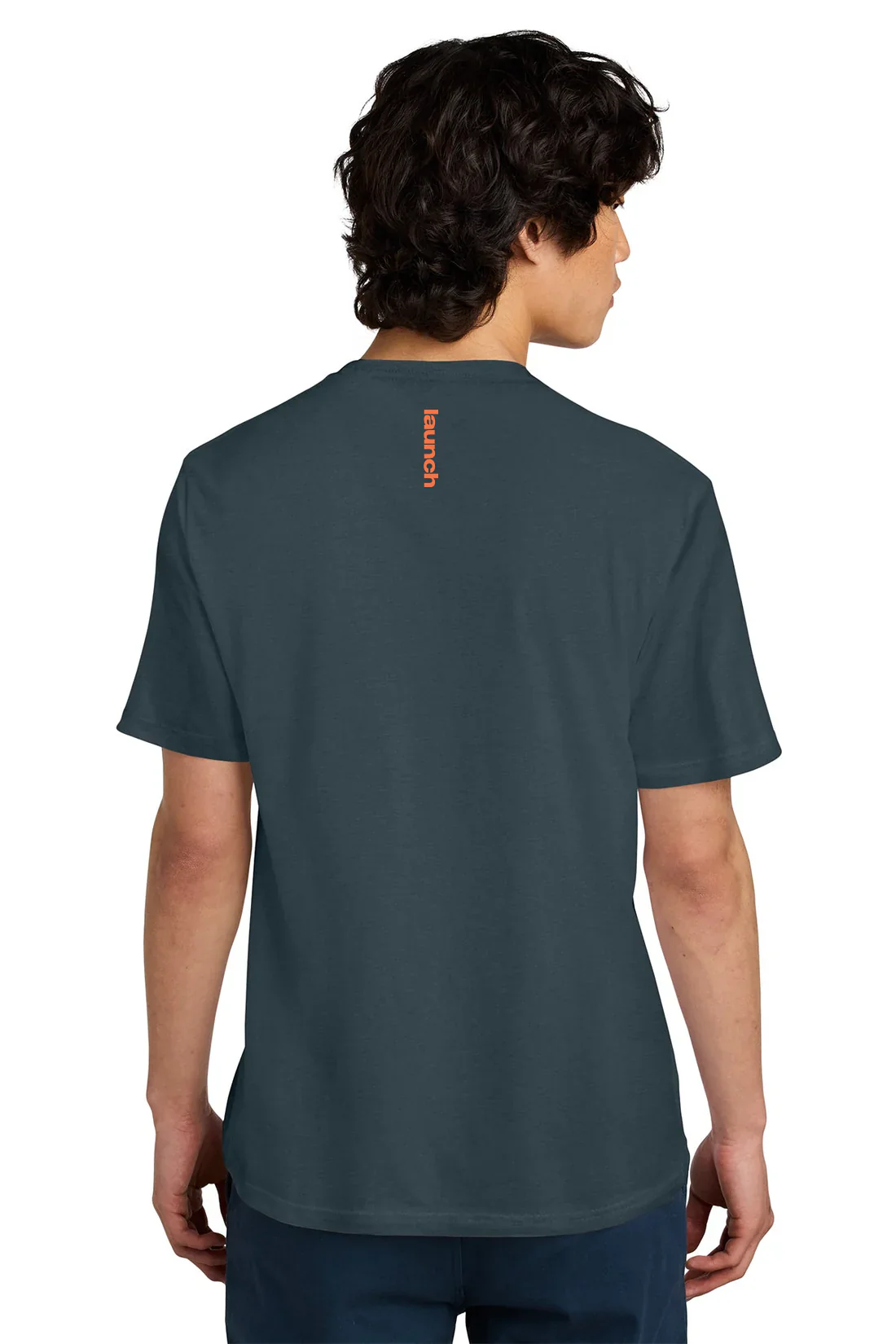 District Perfect Weight Tee, Deep Steel Blue [Launch] - Image 2