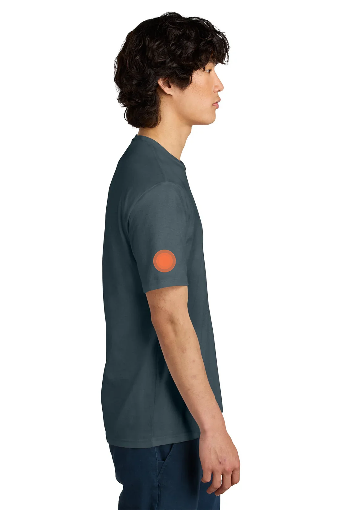 District Perfect Weight Tee, Deep Steel Blue [Launch] - Image 3