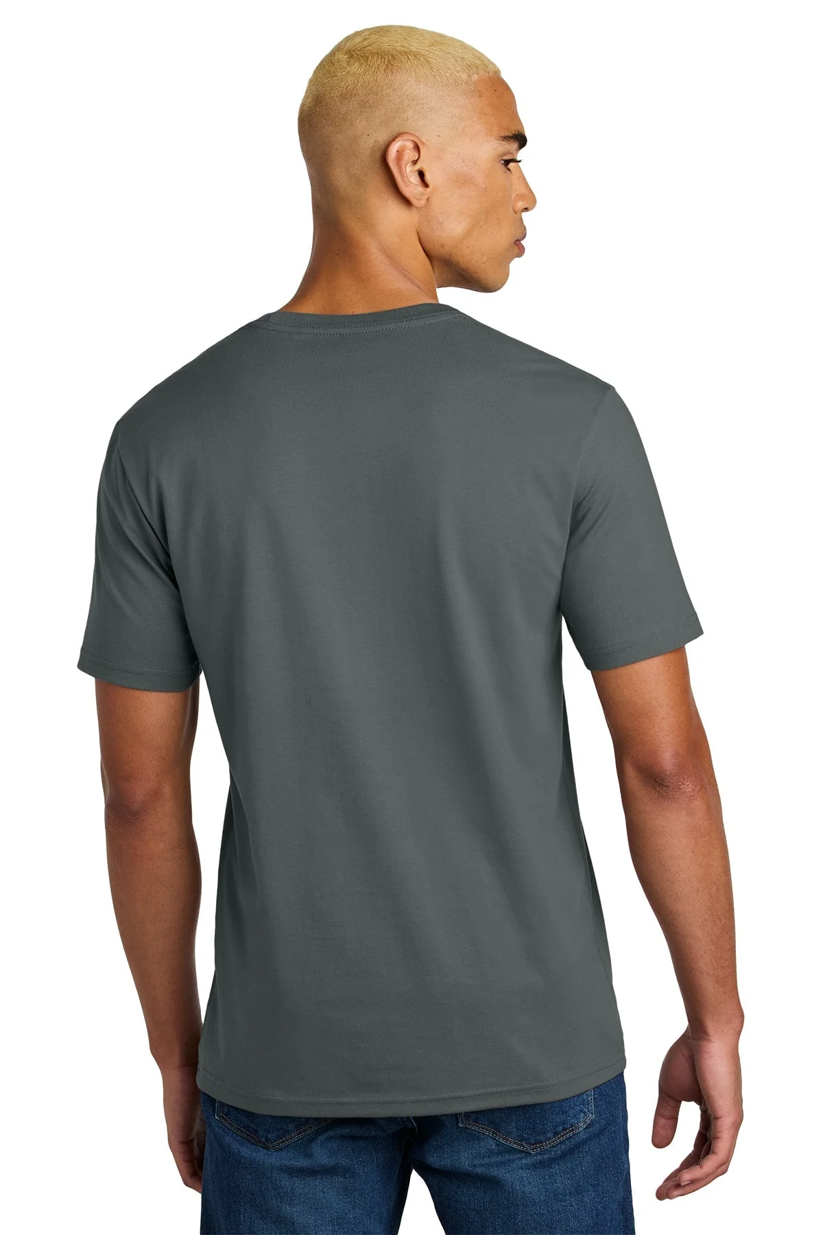 District Perfect Weight Icon Tee, Metal Grey [Powell's Plumbing LLC] - Image 2