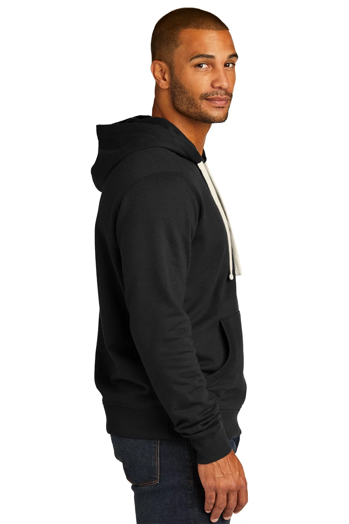 District Hoodie, Black [Black Bros Co] - Image 3
