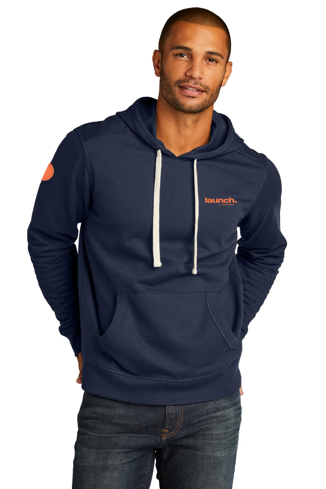 District Re-Fleece Hoodie, True Navy [Launch]