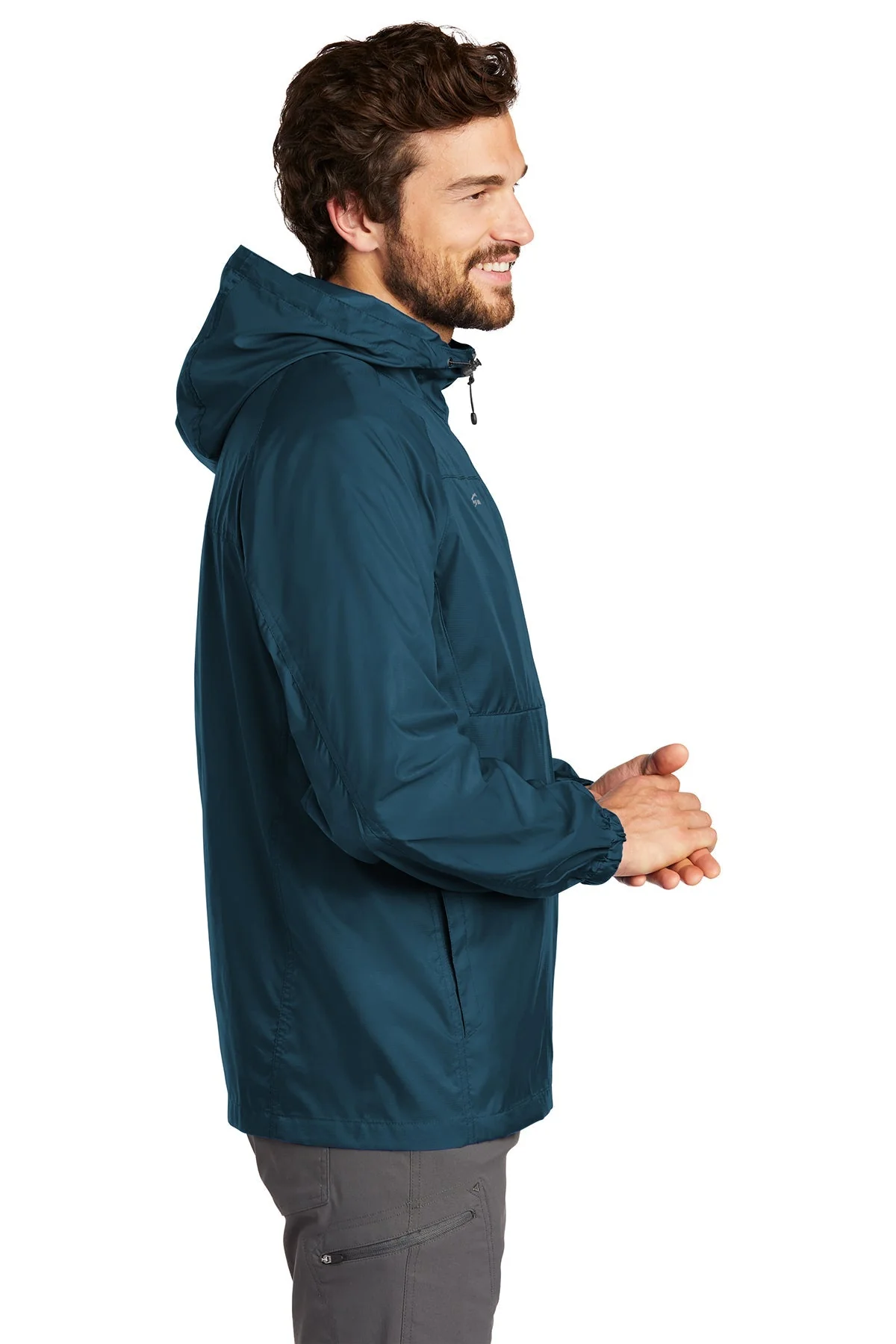 Eddie Bauer Custom Packable Wind Jackets, Adriatic Blue [TestQ] - Image 3
