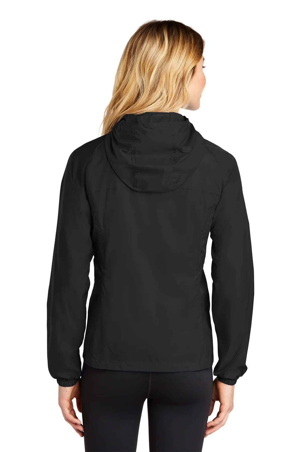 Eddie Bauer Ladies Packable Wind Jacket, Black [Allied Residential] - Image 2
