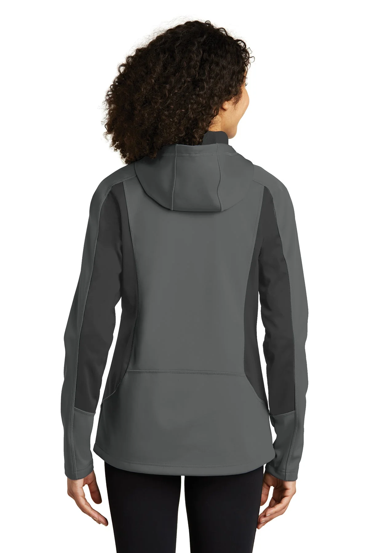 Eddie Bauer Ladies Trail Custom Soft Shell Jackets, Metal Grey - Image 2