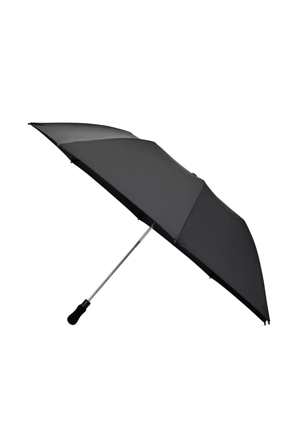Elements 58" Recycled Auto Open Travel Folding Custom Umbrellas, Black - Image 3