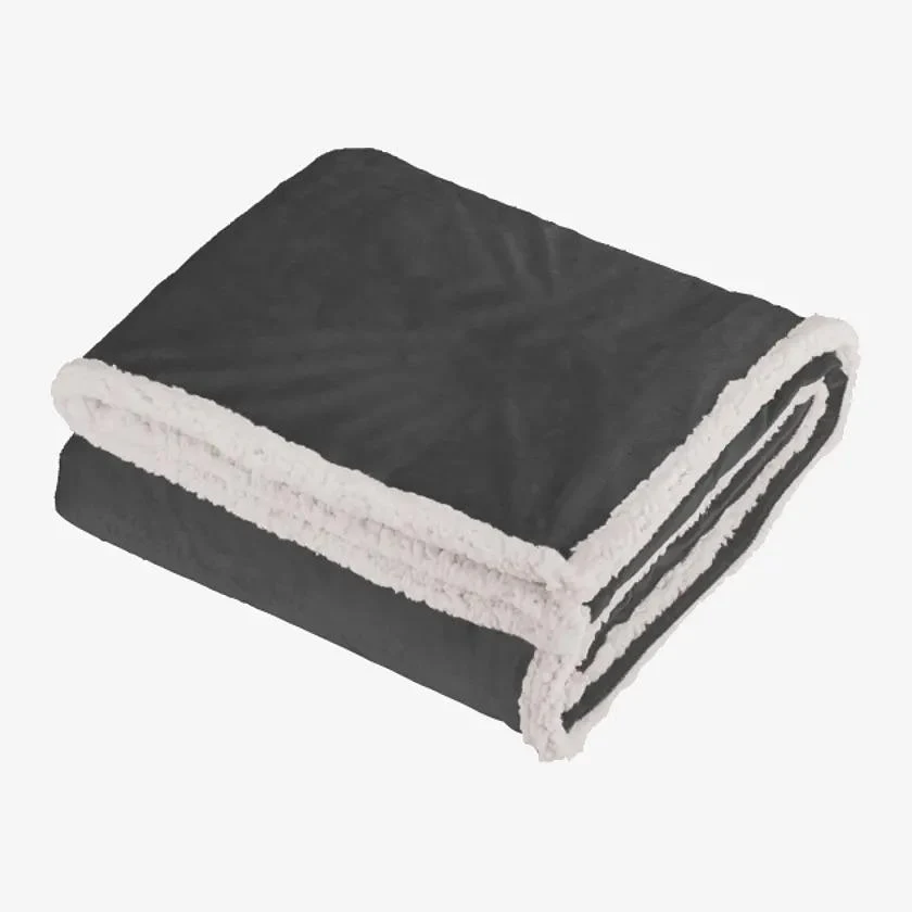 Field & Co Sherpa Blanket, Gray - Image 2
