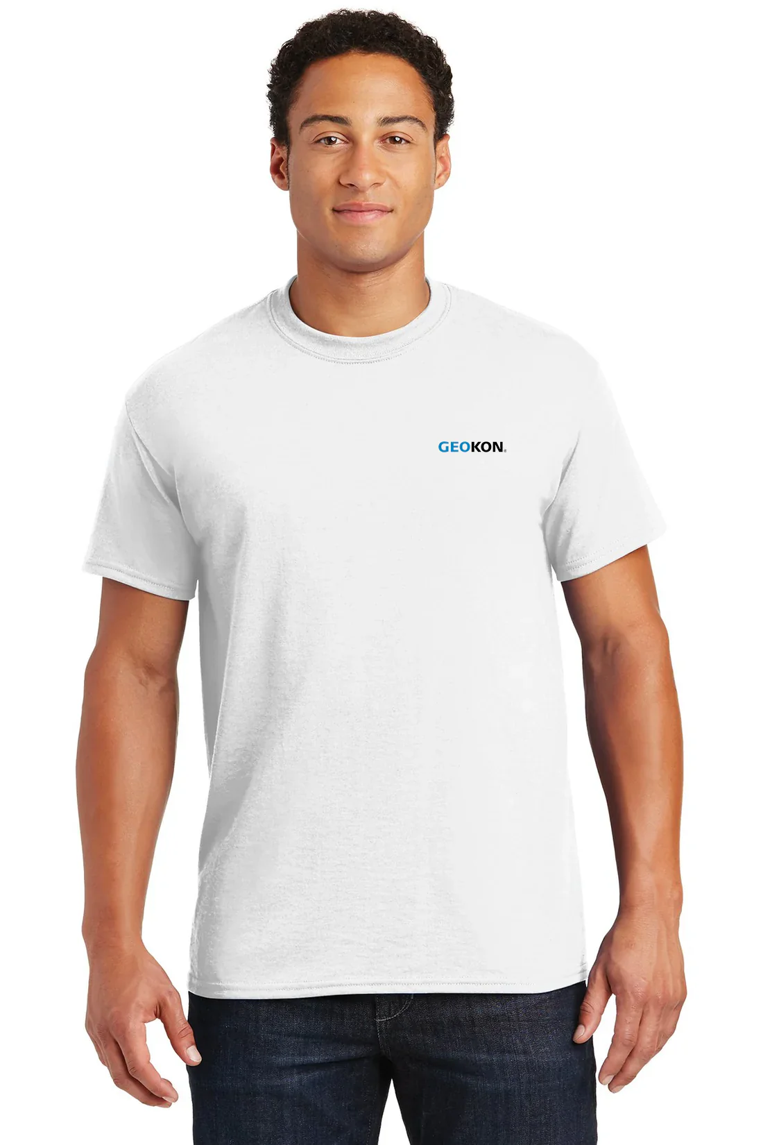 Gildan Dryblend Cotton Poly T Shirt, White [GEOKON]