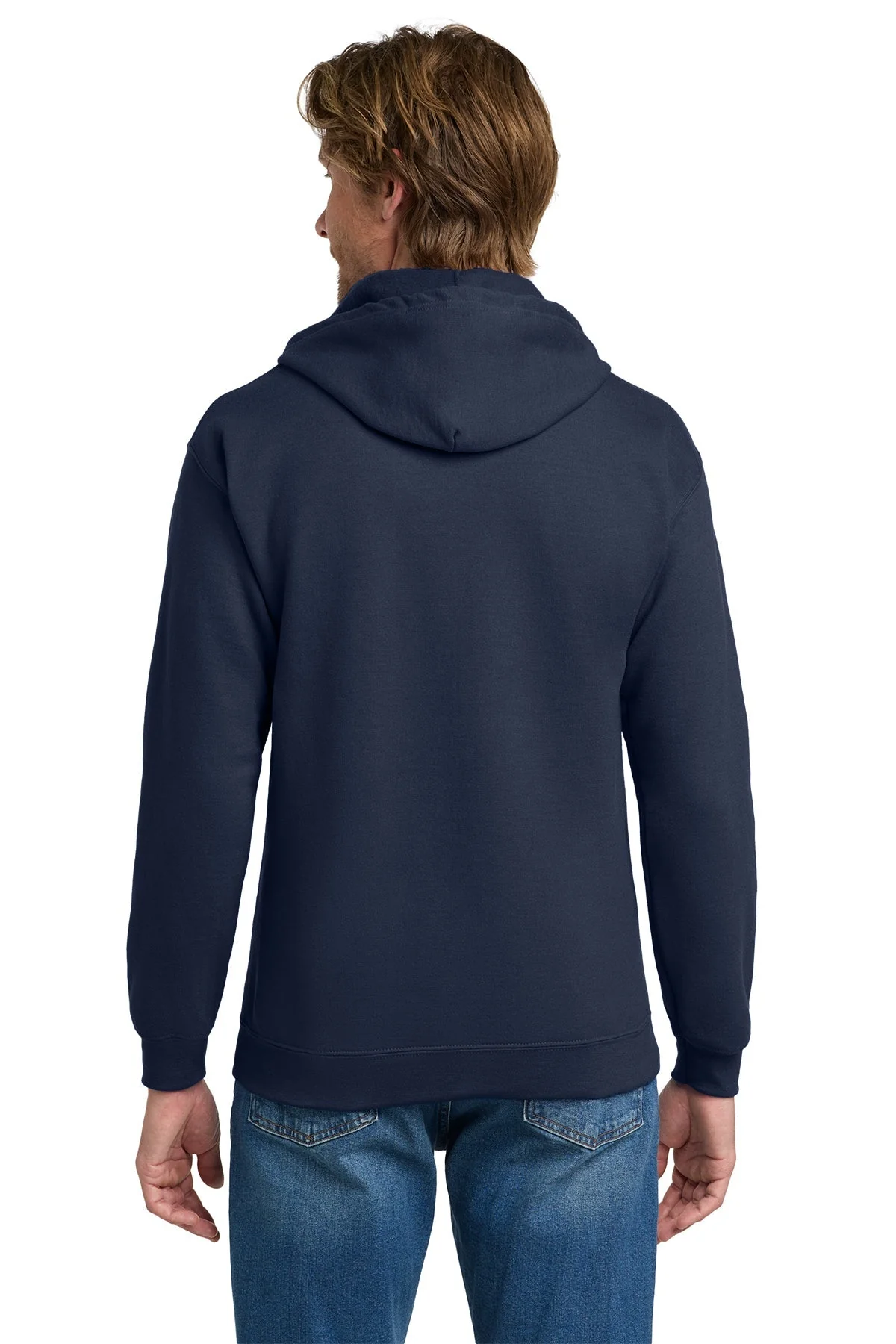 Gildan Heavy Blend Full Zip Hooded Sweatshirt, Navy [High Sky Children's Ranch] - Image 3