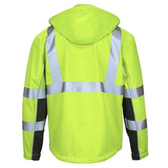 GSS Weather proof softshell with Telfon 7515 LIME - Image 2