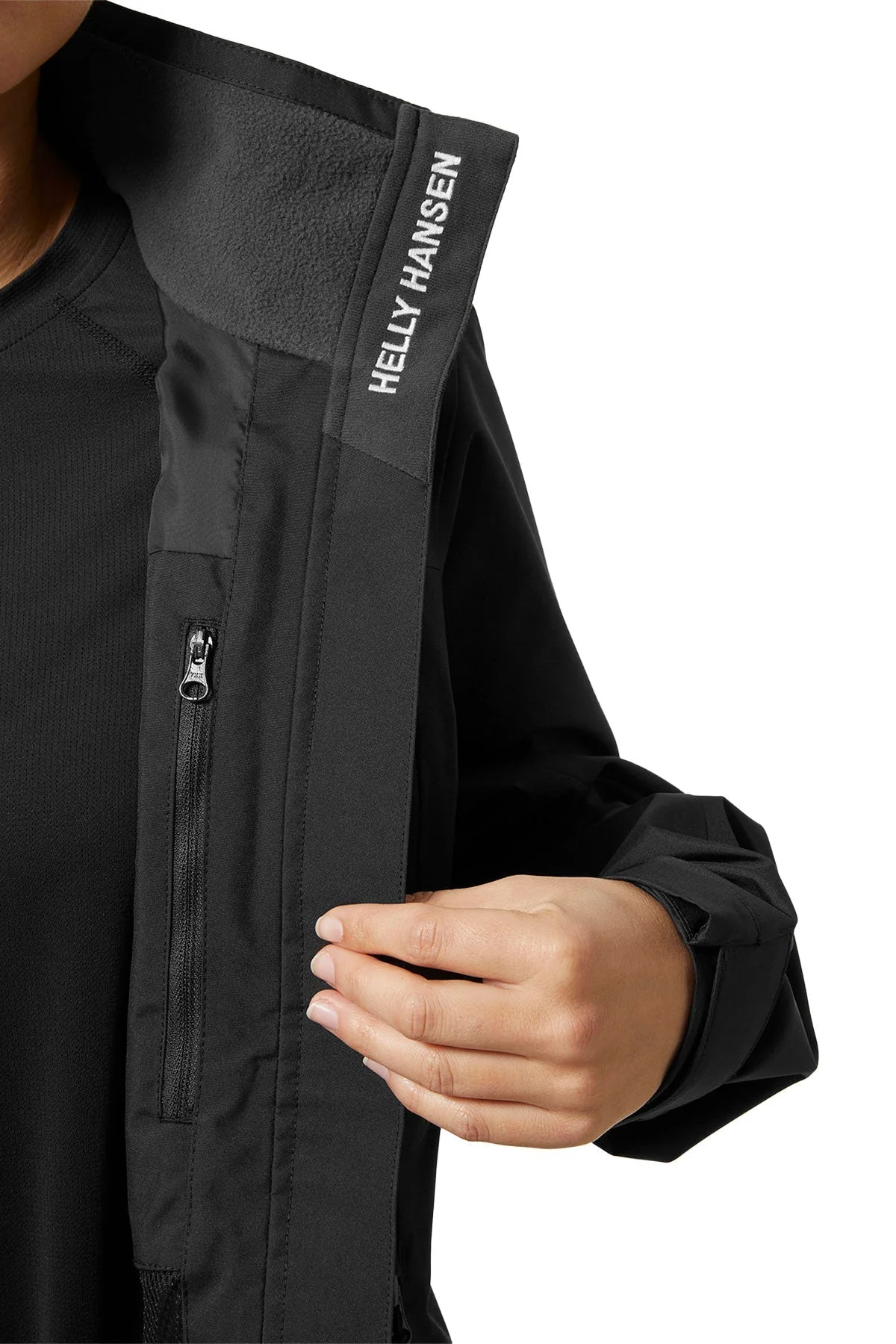 Helly Hansen Womens Crew Jacket 2.0, Black [Eastside Vocational Services, Inc.] - Image 3