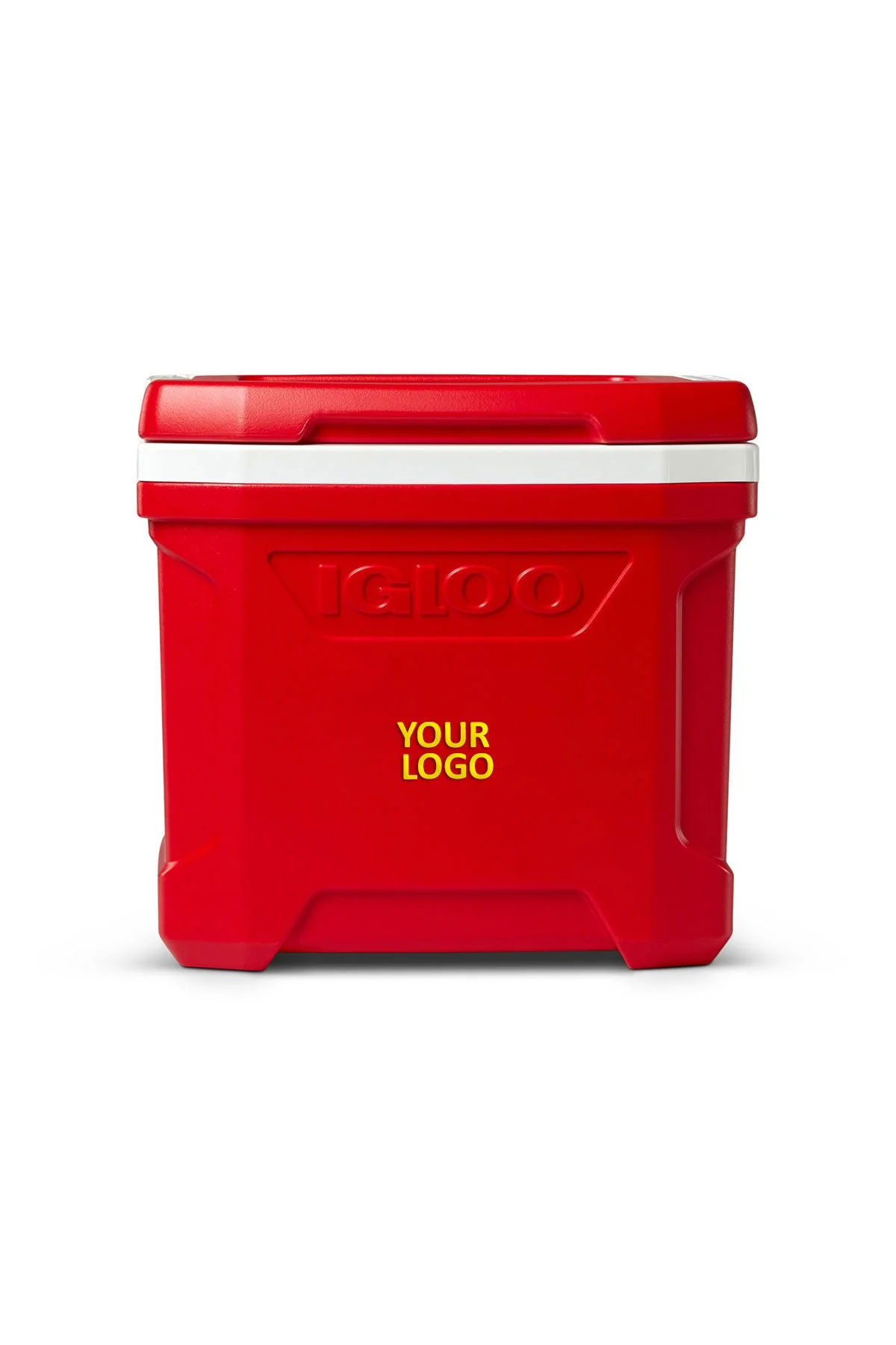 Igloo Profile 16 Qt Custom Coolers, White-Red Star