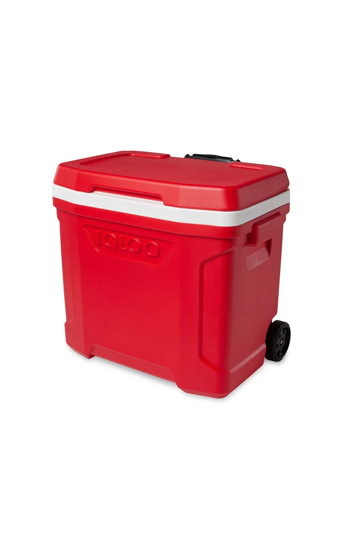 Igloo Profile 28 Qt Roller Custom Coolers, White-Red Star - Image 3