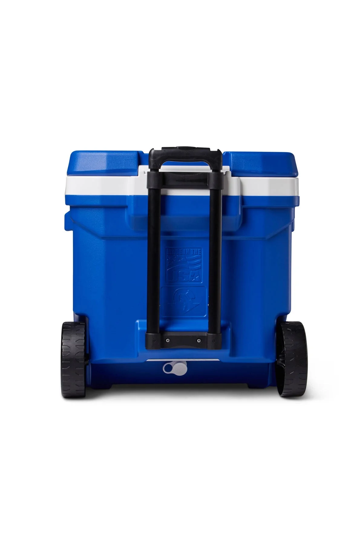 Igloo Profile 60 Qt Roller Custom Coolers, White-Majestic Blue - Image 2