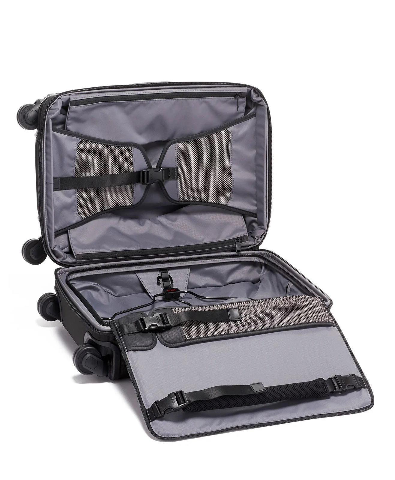 International Office 4 Wheeled Carry On, Black - Image 3