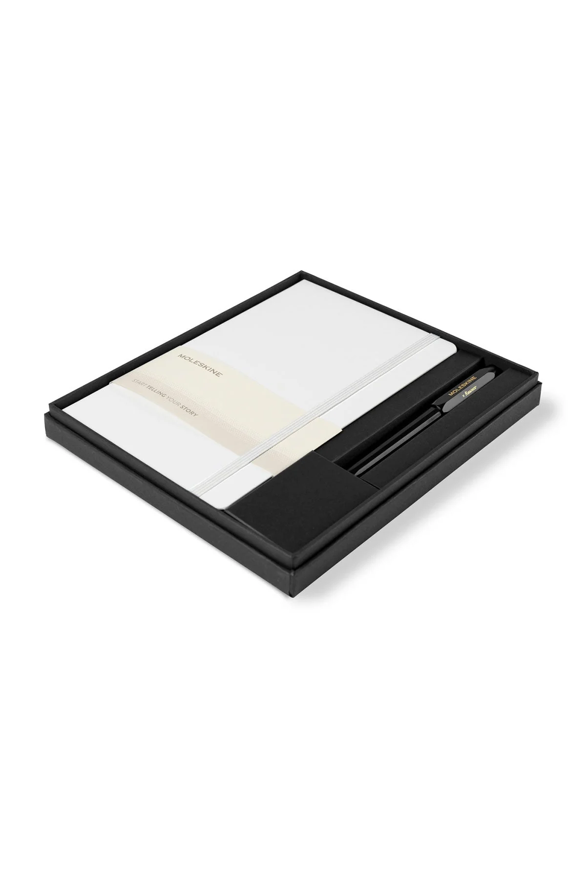 Moleskine Large Notebook and Kaweco Pen Custom Gift Set, White - Image 3
