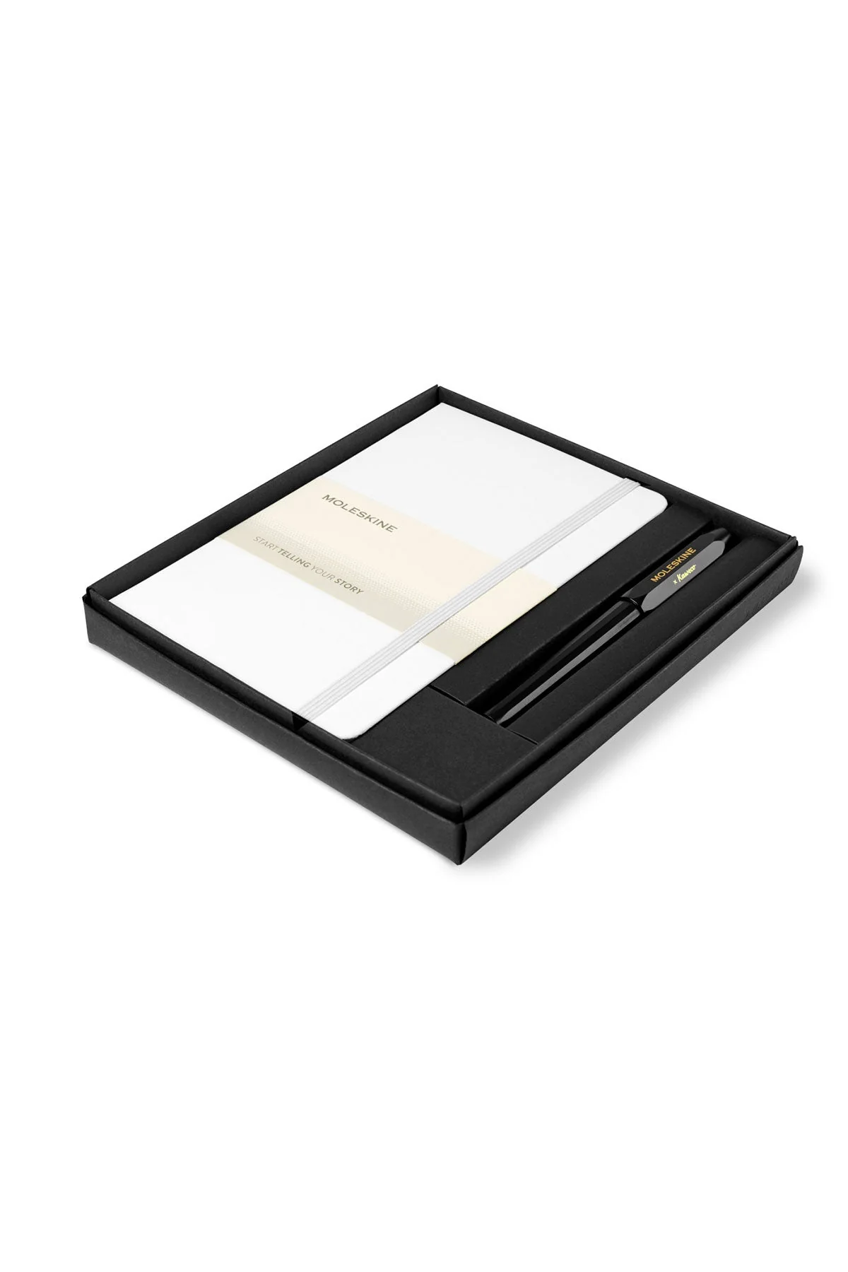 Moleskine Medium Notebook and Kaweco Pen Custom Gift Set, White - Image 3
