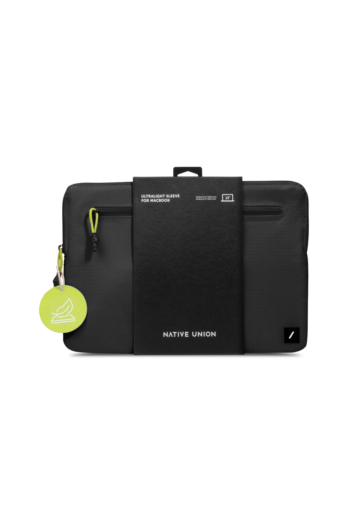 Native Union Ultralight Sleeve for Custom MacBook 16", Black - Image 3