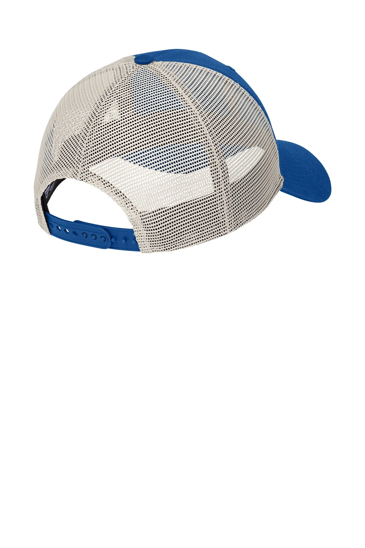 New Era 9TWENTY Unstructured Mesh Snapback Custom Caps, Royal/ Stone - Image 2