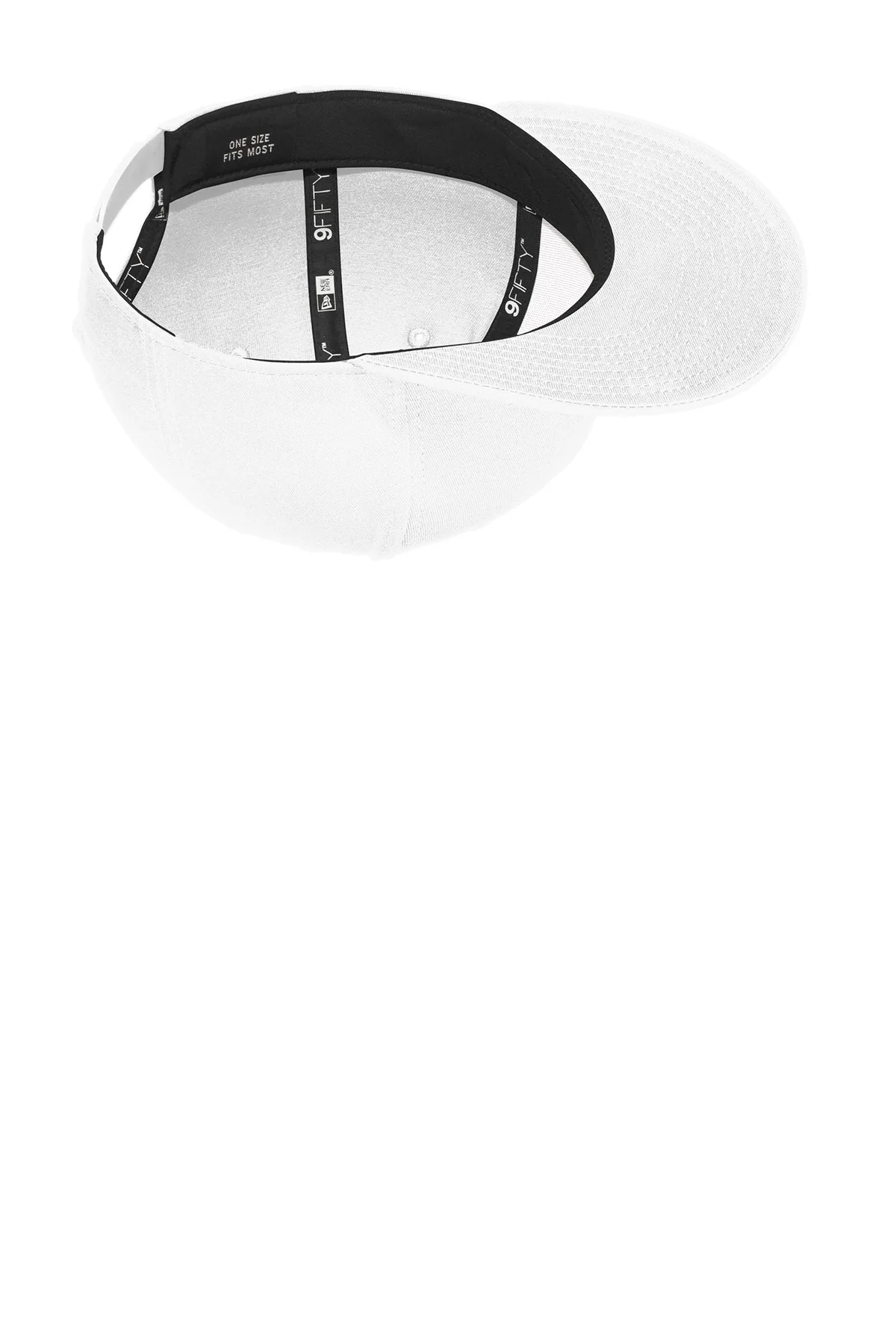 New Era Flat Bill Snapback Cap, White [GuidePoint Security] - Image 3