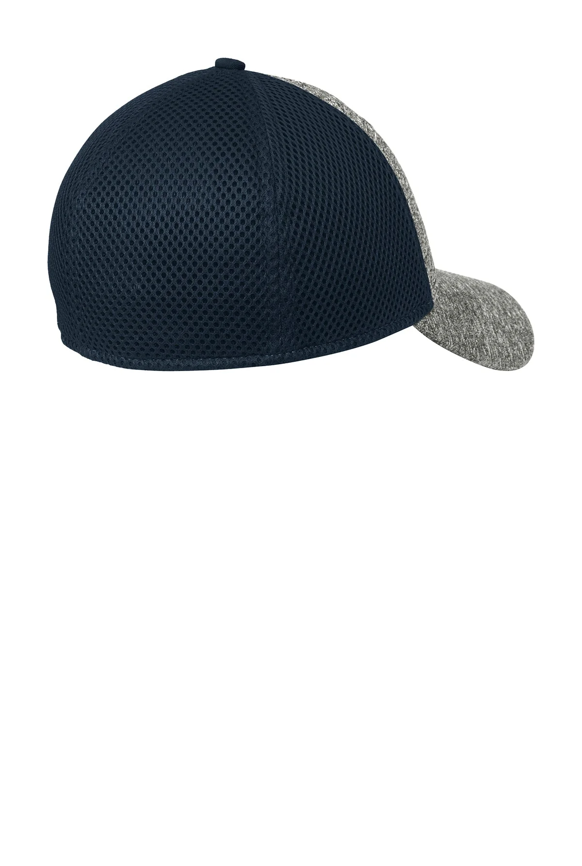 New Era Shadow Stretch Mesh Customized Caps, Deep Navy/ Shadow Heather - Image 2