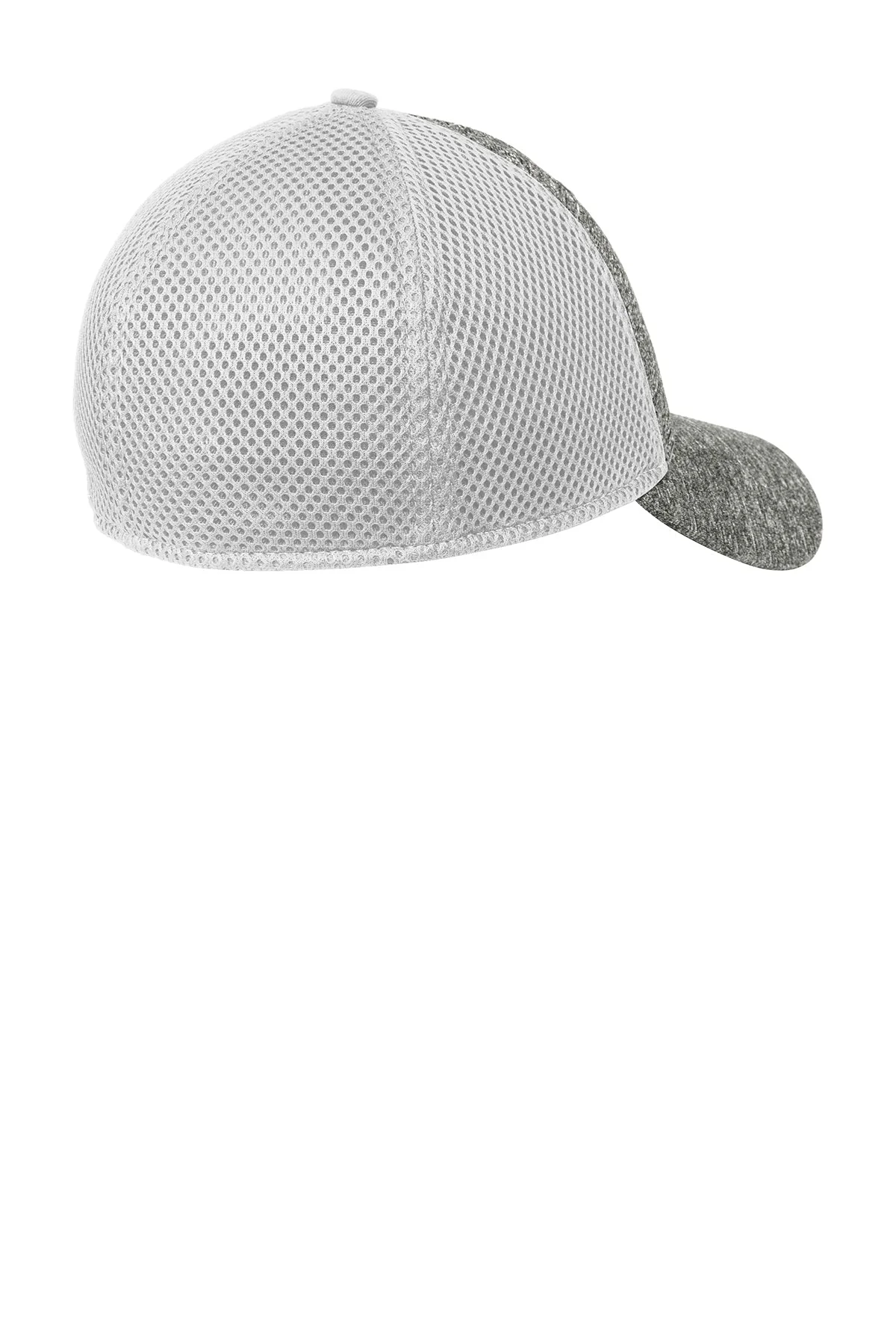 New Era Shadow Stretch Mesh Customized Caps, White/ Shadow Heather - Image 2