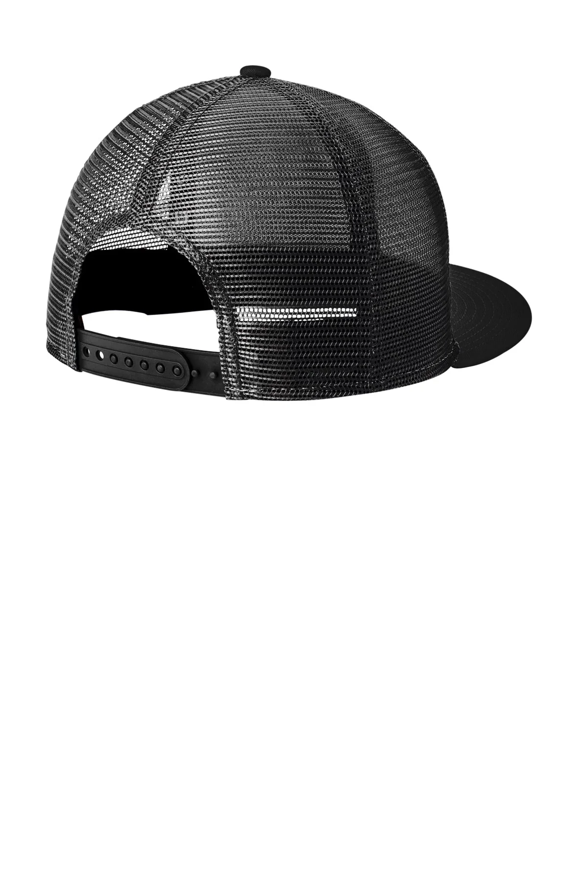 New Era Standard Fit Trucker Caps, Black/ Black - Image 2