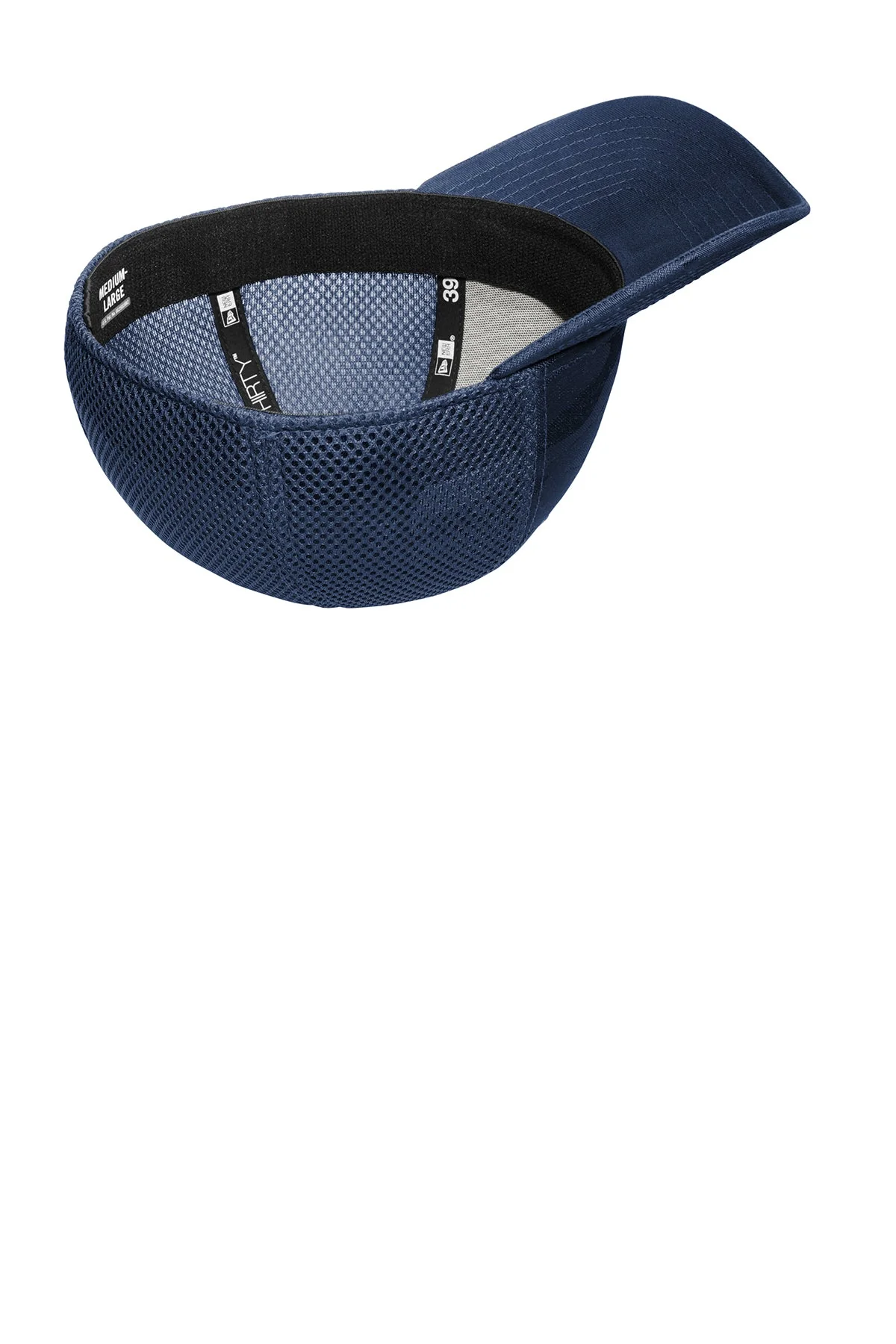 New Era Tonal Camo Stretch Tech Mesh Custom Caps, Navy Camo - Image 3