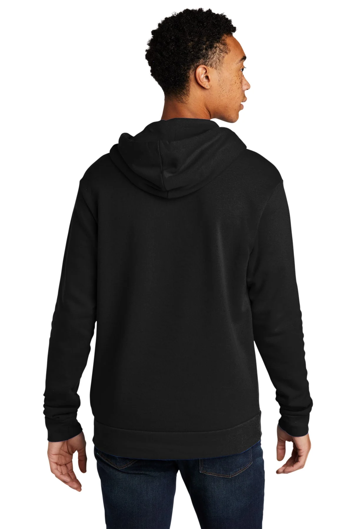 Next Level Beach Fleece Hoodie, Black [Lane & Waterman] - Image 2