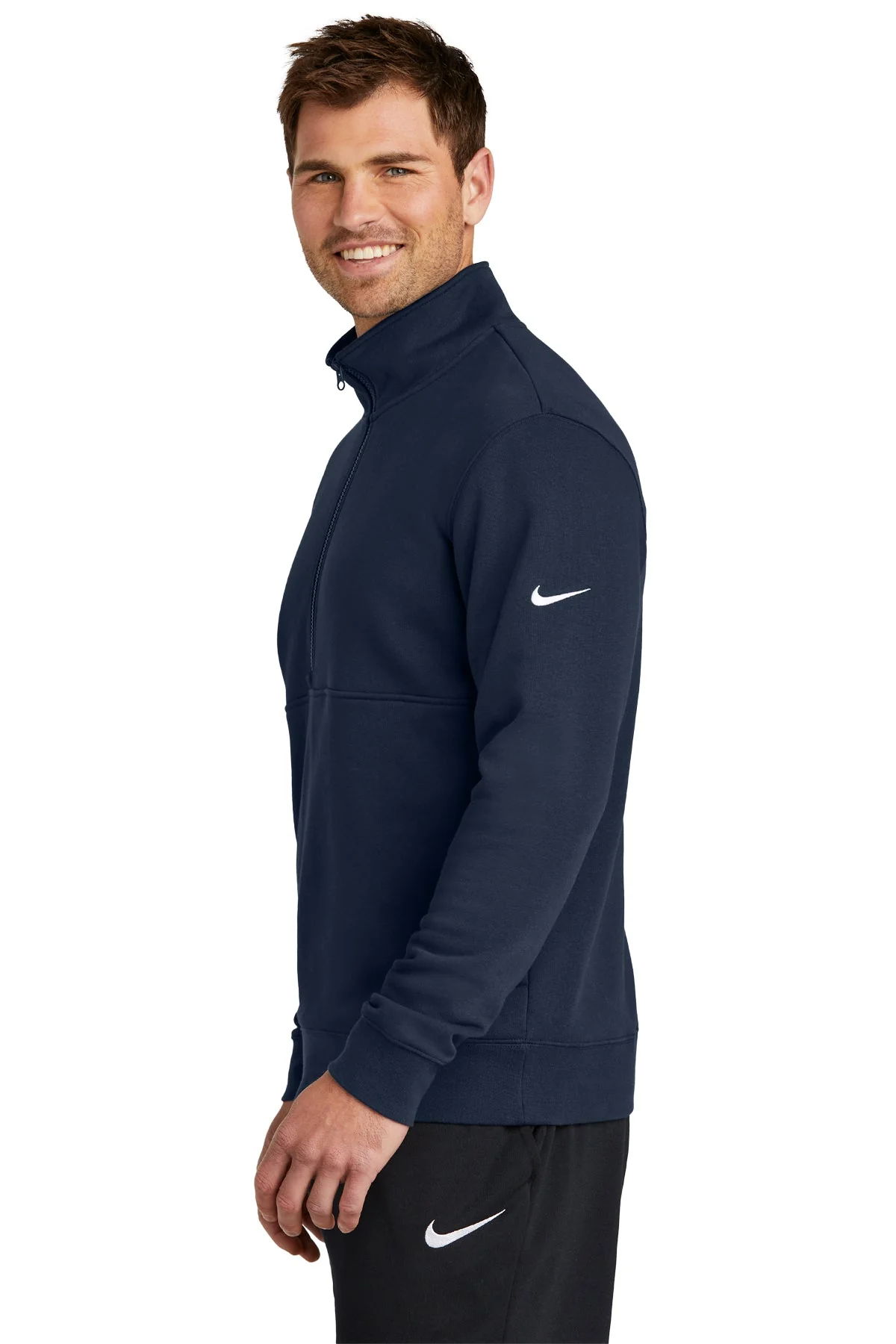 Nike Club Fleece Quarter-Zip, Midnight Navy [Kizen] - Image 3