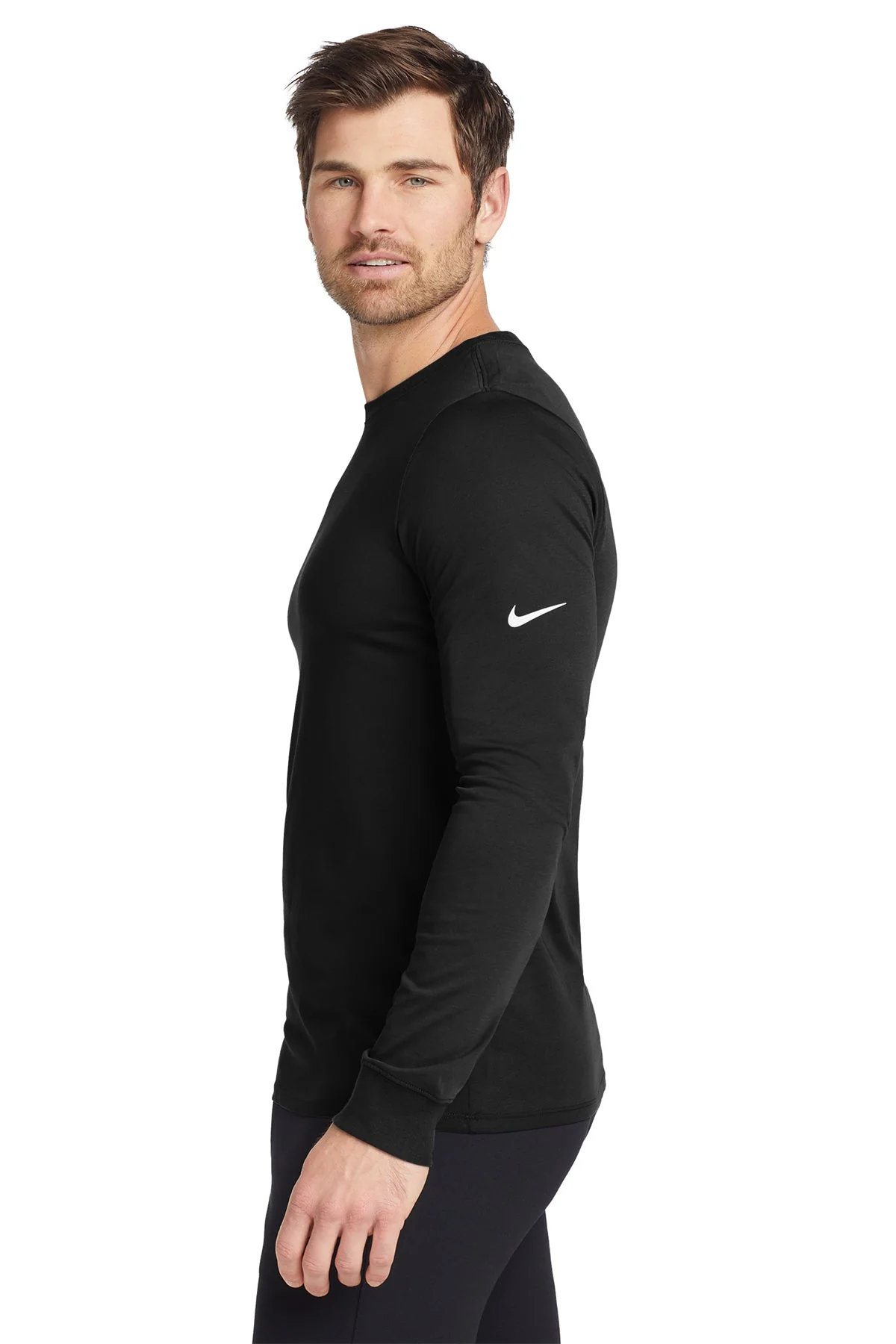 Nike Dri-FIT Long Sleeve Tee, Black [Lane & Waterman] - Image 3