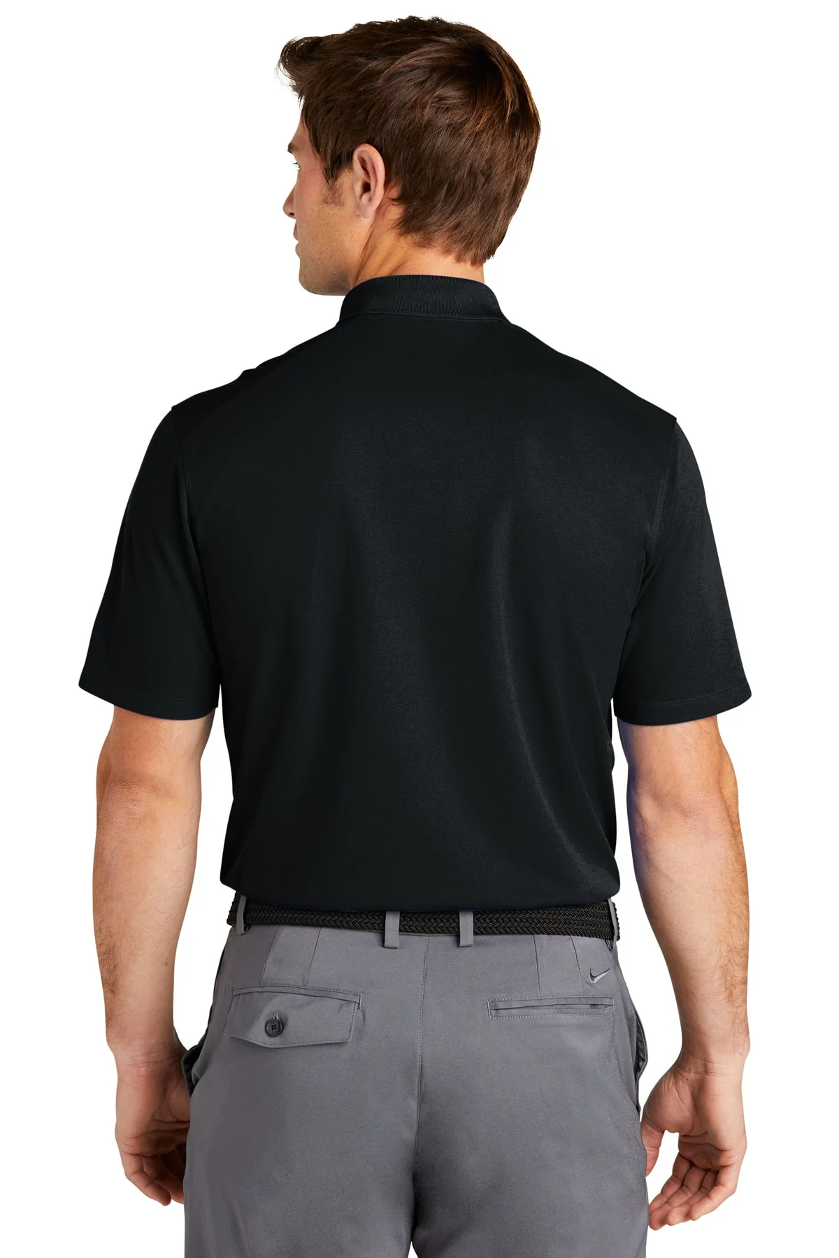 Nike Dri-FIT Micro Pique Polo, Black [Lake Erie Arms] - Image 2