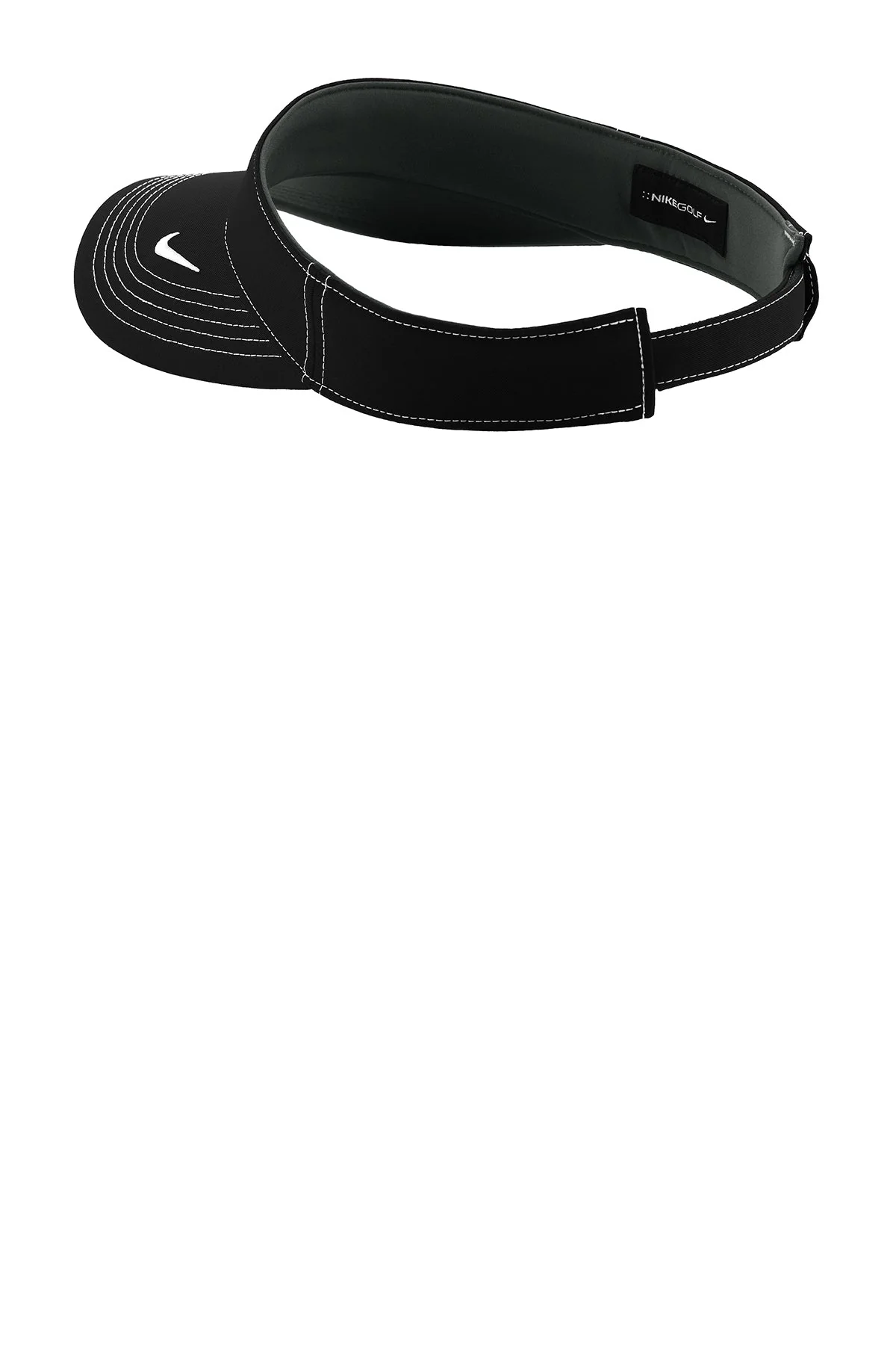 Nike Dri-FIT Swoosh Custom Visors, Black - Image 3