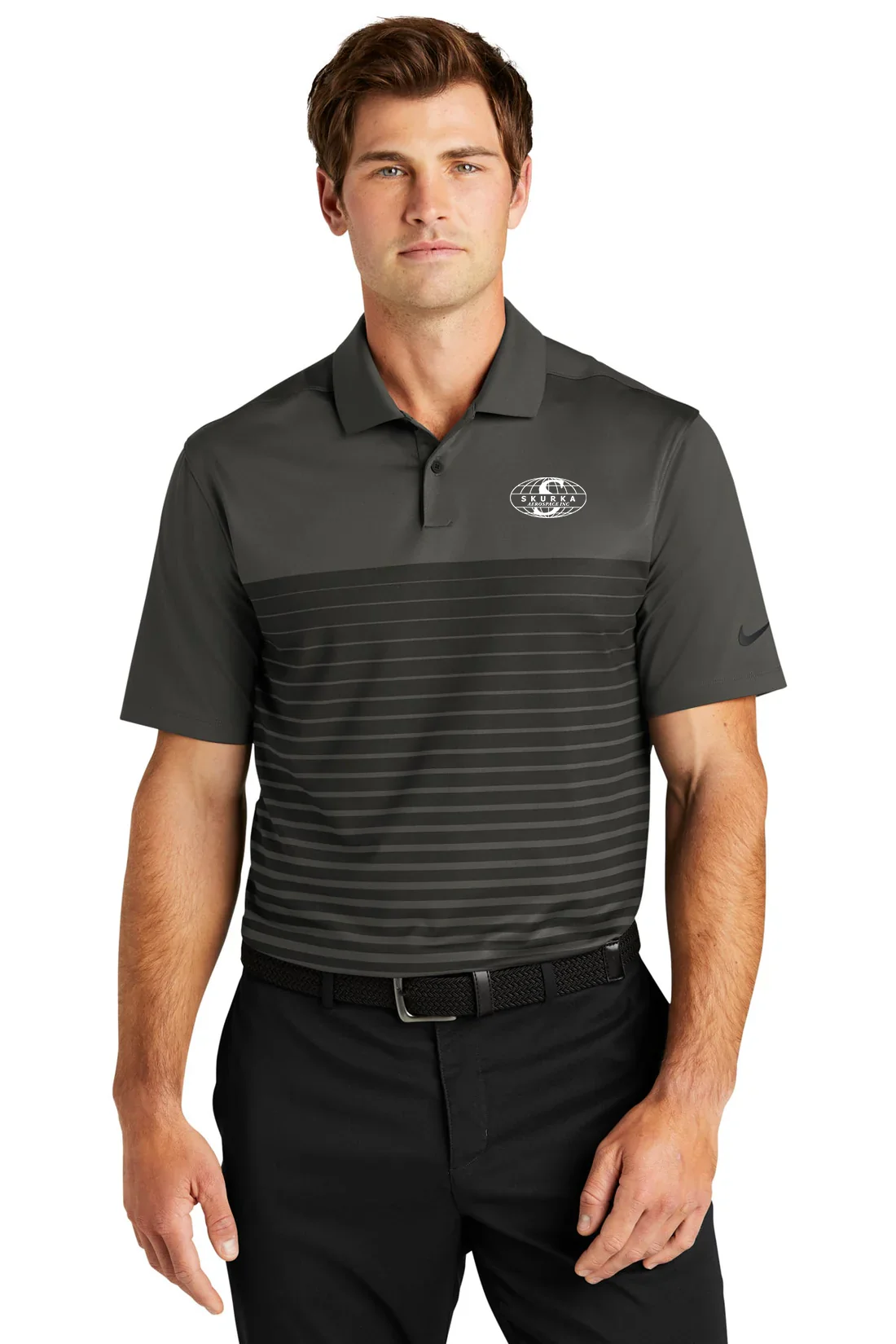Nike Dri-FIT Vapor Block Polo, Anthracite [Skurka Aerospace, Inc.]