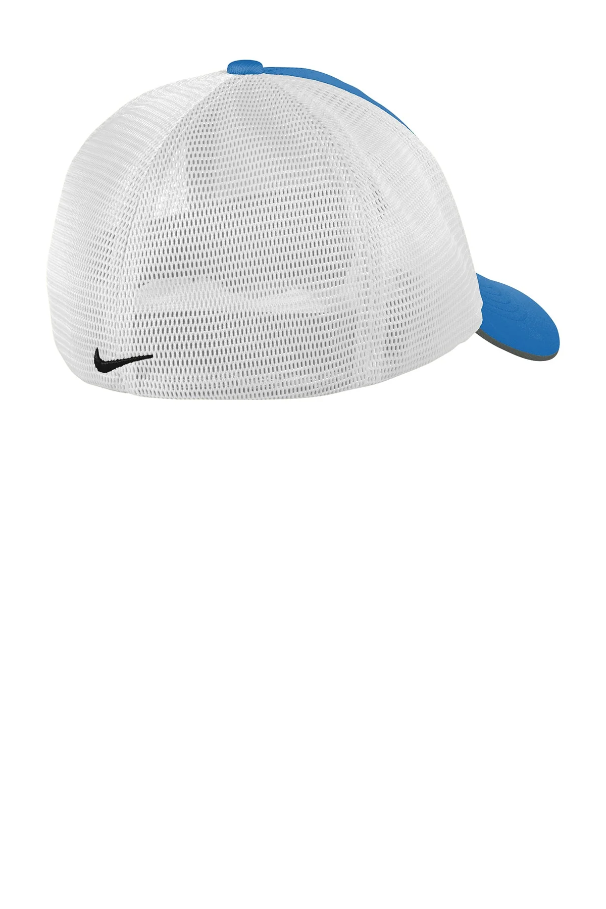 Nike DriFIT Mesh Back Custom Caps, Gym Blue/ White - Image 3