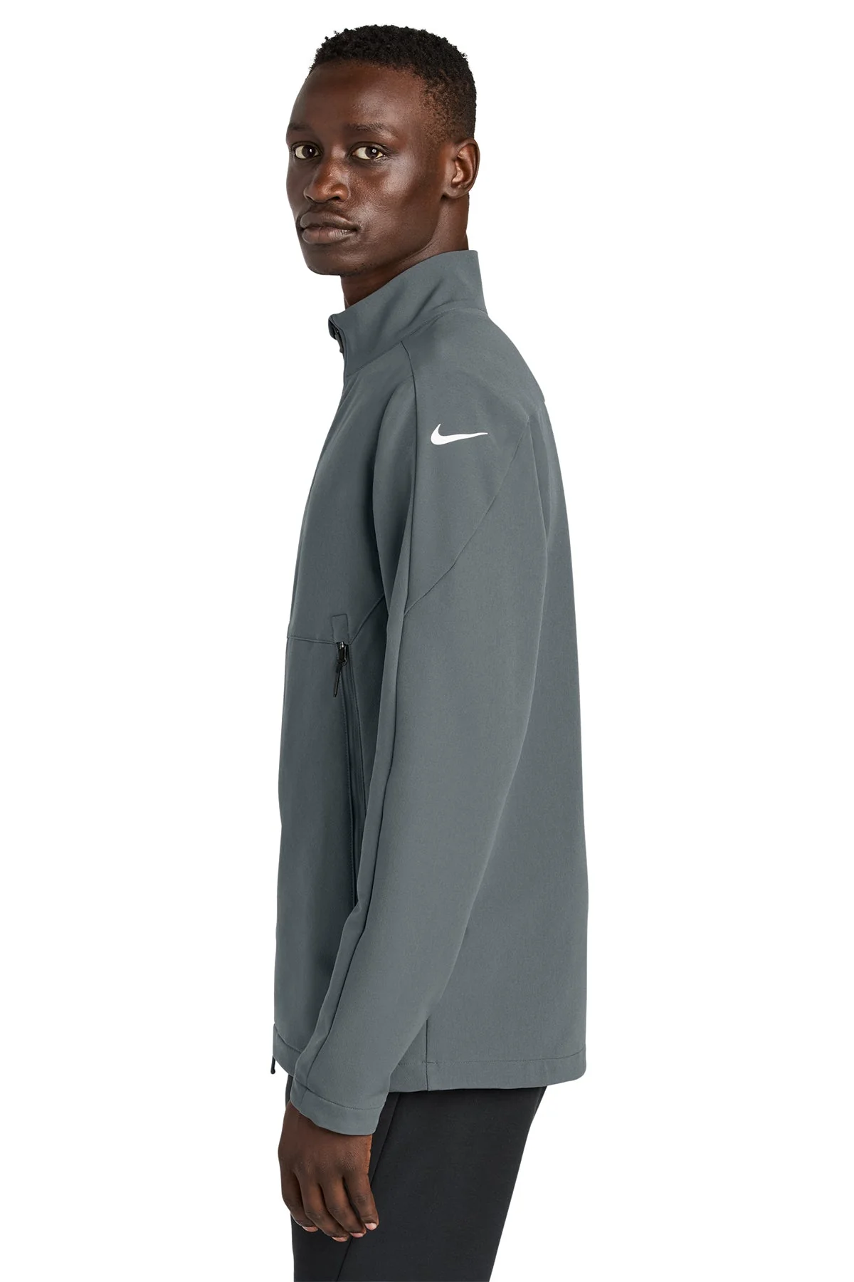 Nike Full-Zip Custom Soft Shell Jacket, Dark Grey [Razor Consulting Solutions] - Image 3