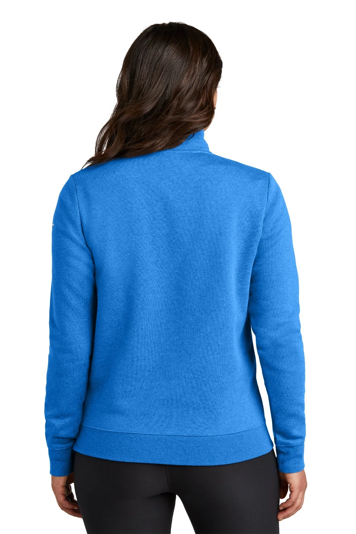 Nike Ladies Club Fleece Quarter-Zip, Game Royal Heather [Labenz & Associates] - Image 2