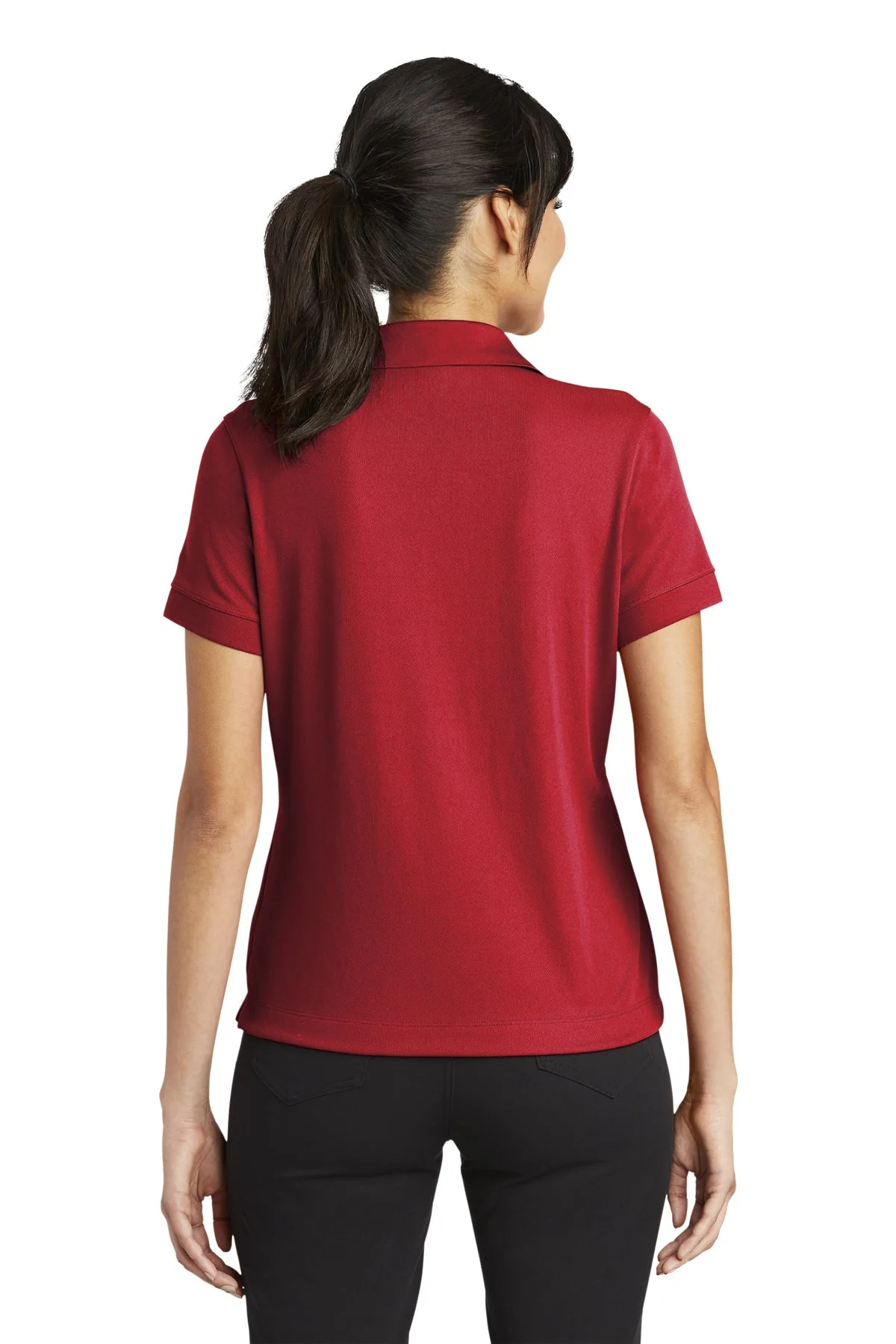Nike Ladies Dri-FIT Classic Polo, Varsity Red [SEB Professional] - Image 2