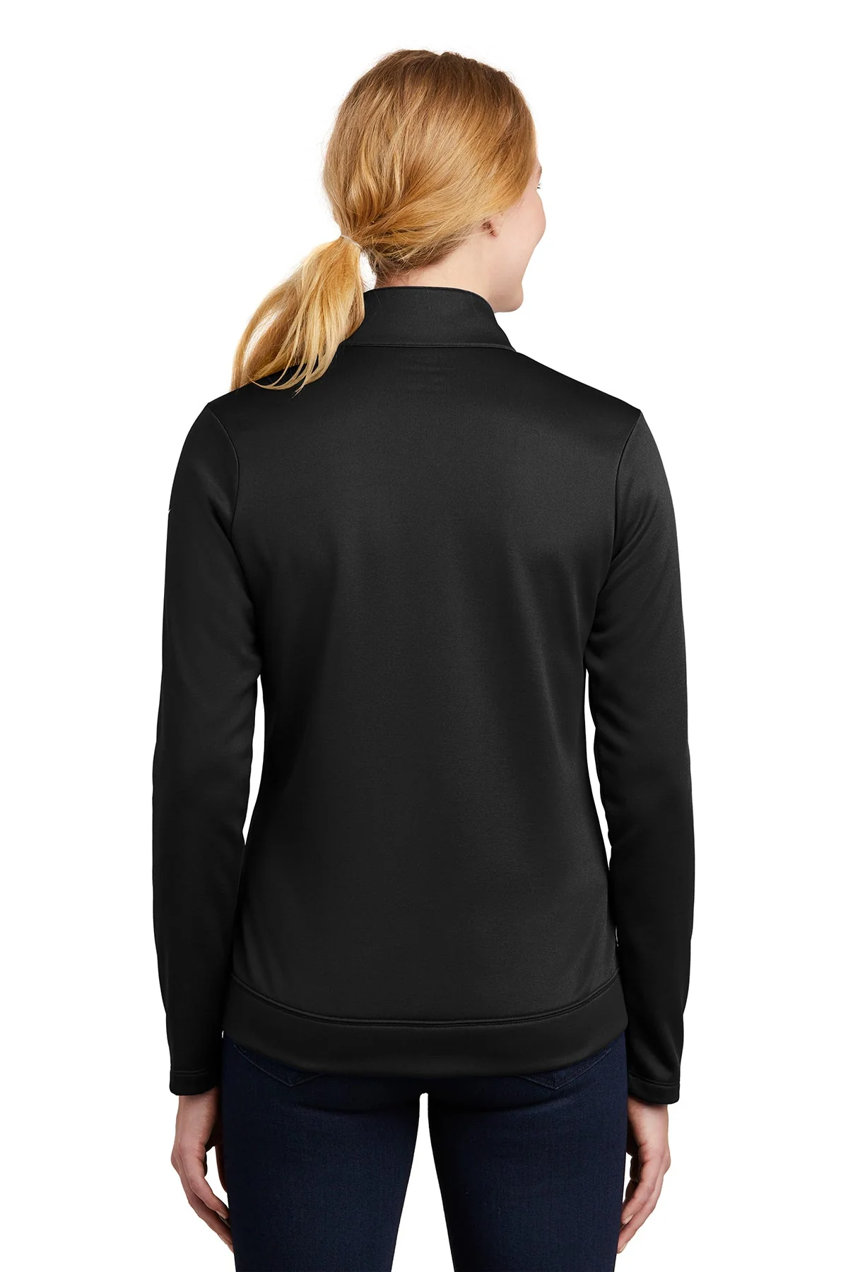 Nike Ladies ThermaFIT Jacket, Black [Indiana University School of Medicine] - Image 2