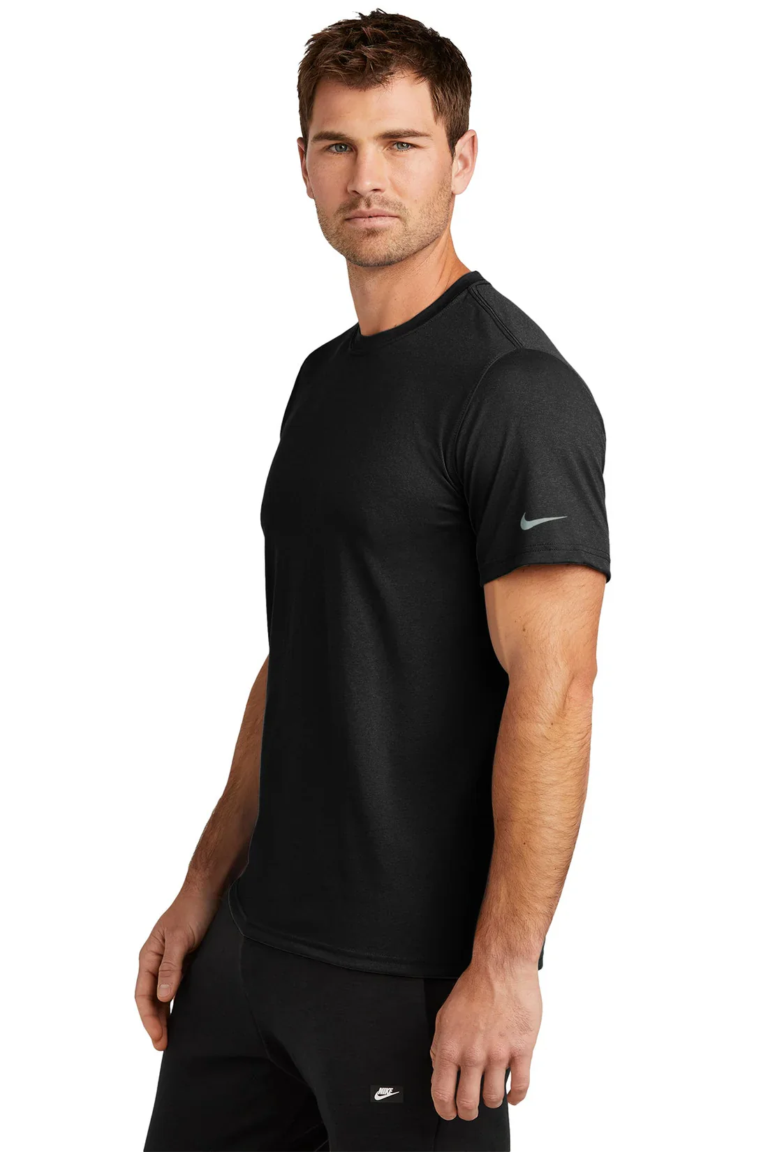 Nike Swoosh Sleeve rLegend Tee, Black [Brown Harris Stevens] - Image 3