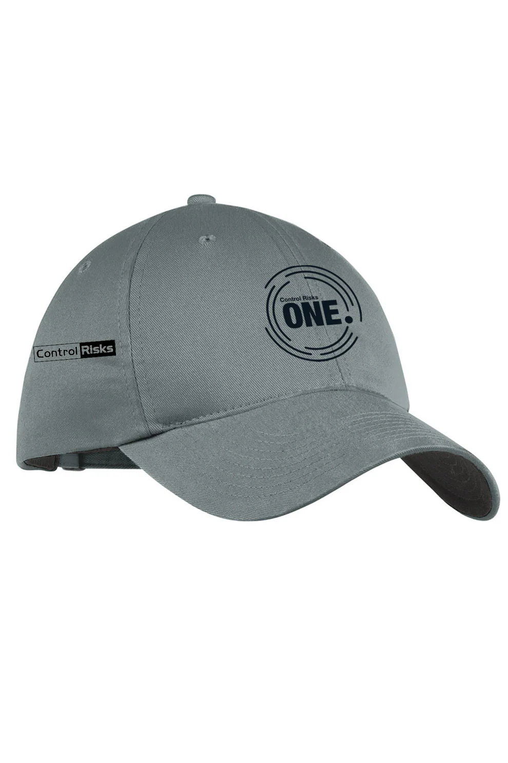 Nike Unstructured Twill Cap, Dark Grey [Control Risks] - Image 2
