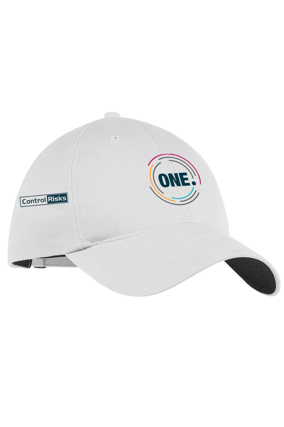Nike Unstructured Twill Cap, True White [Control Risks] - Image 2