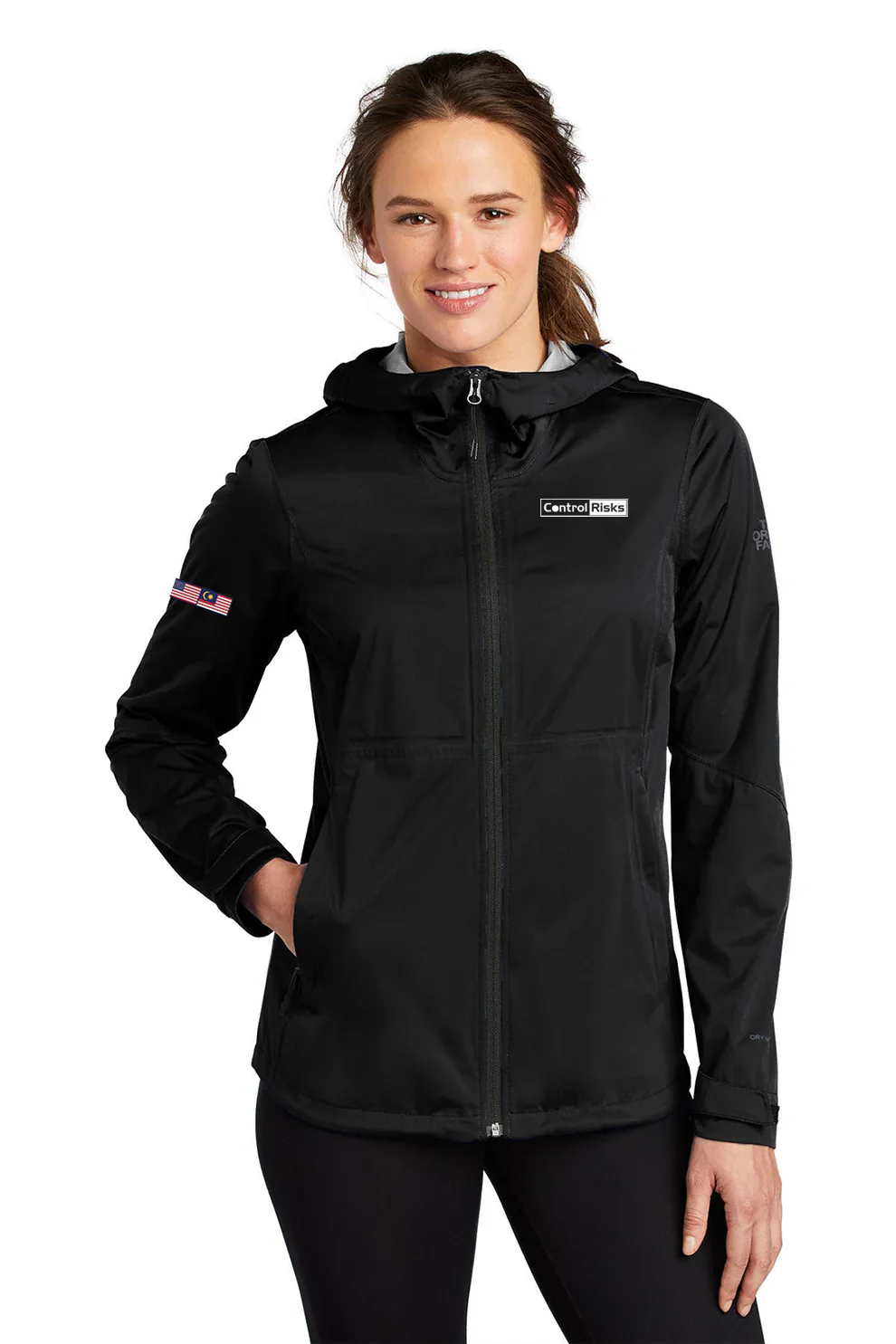 North Face Ladies All-Weather DryVent Stretch Jacket, TNF Black [Control Risks]