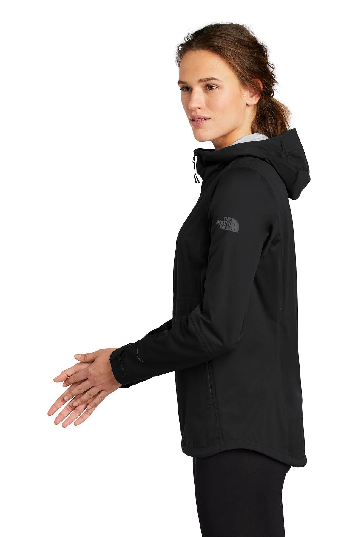 North Face Ladies All-Weather DryVent Stretch Jacket, TNF Black [Control Risks] - Image 3