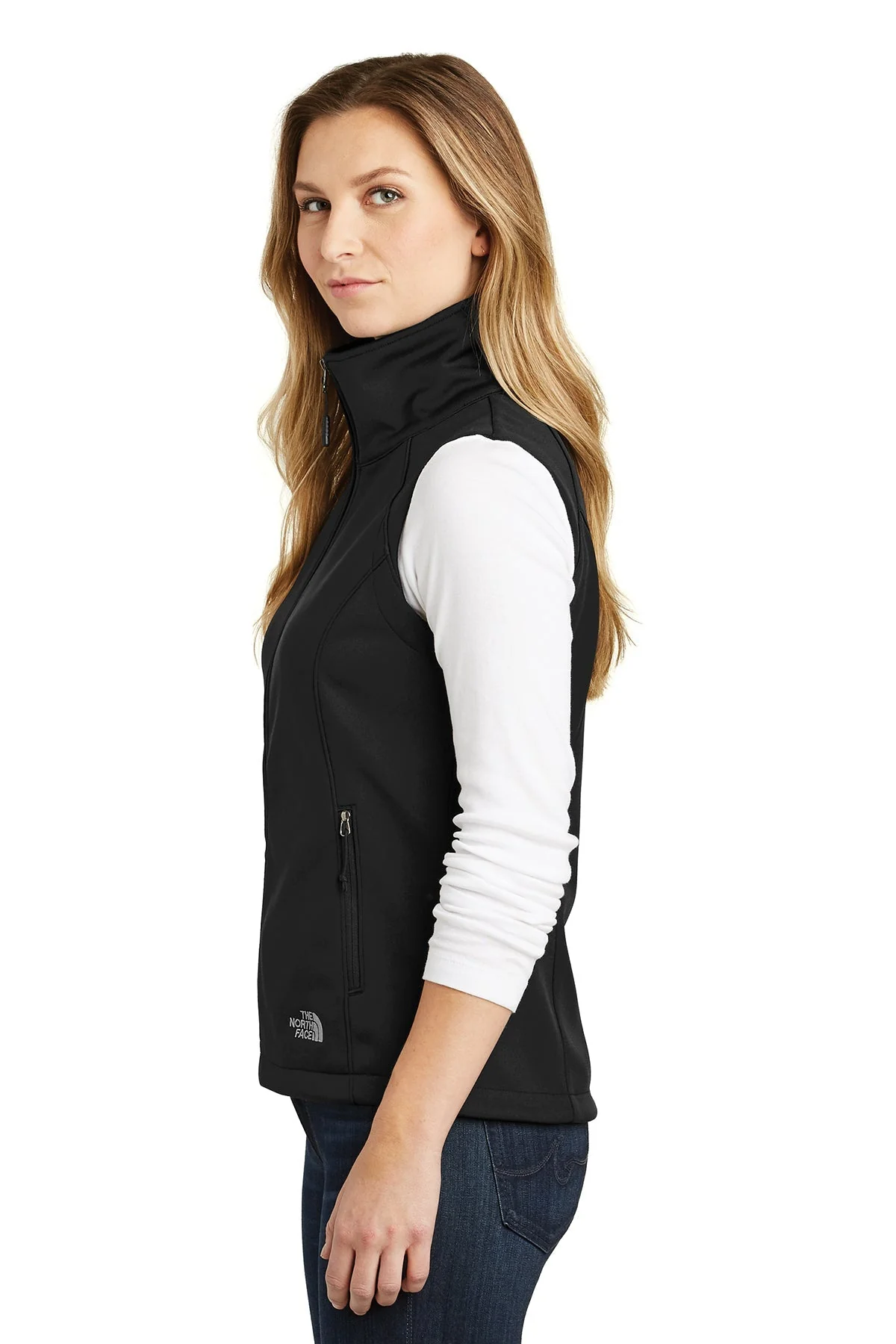 North Face Ladies Ridgewall Soft Shell Vest, TNF Black [Black's Valley AG] - Image 3