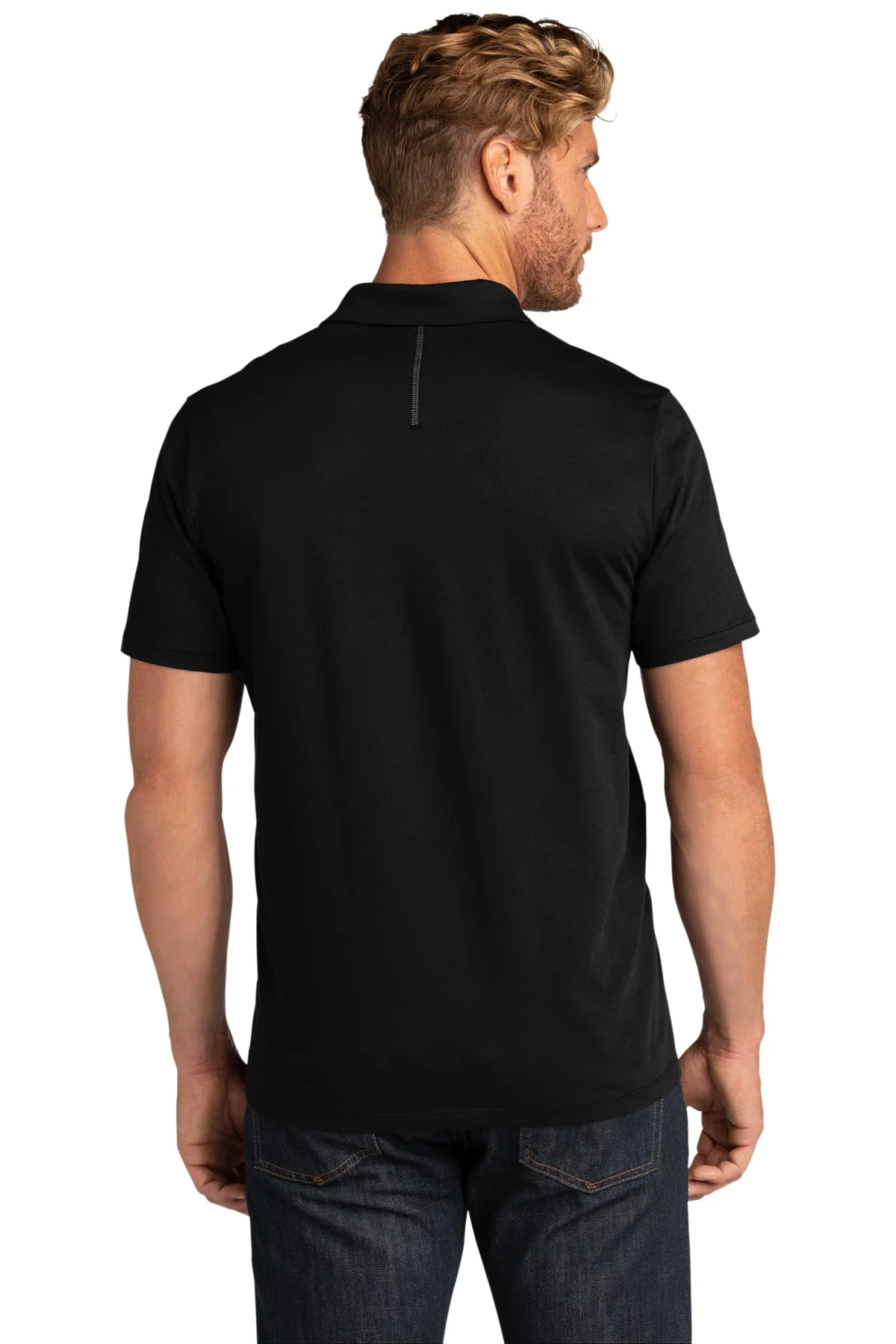 OGIO Code Stretch Polo Blacktop - Image 2