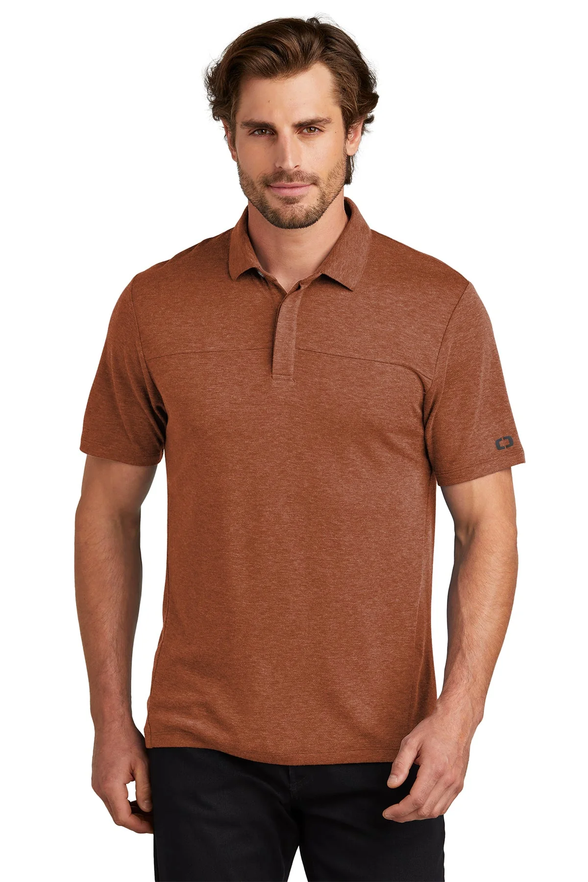 OGIO Command Custom Polos, Deep Rust - Image 4