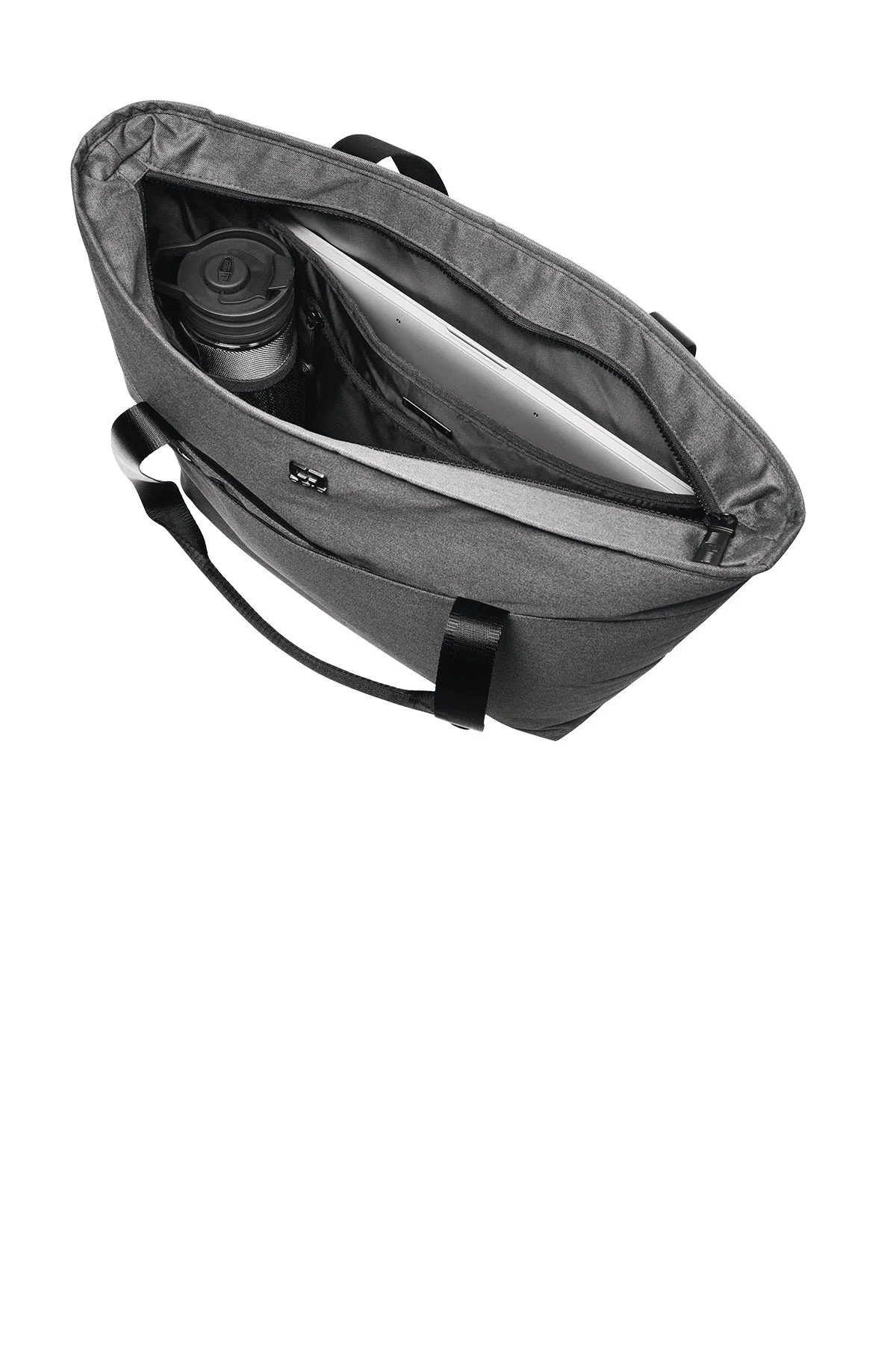 OGIO Downtown Customized Totes, Tarmac Heather [Horizontal] - Image 3