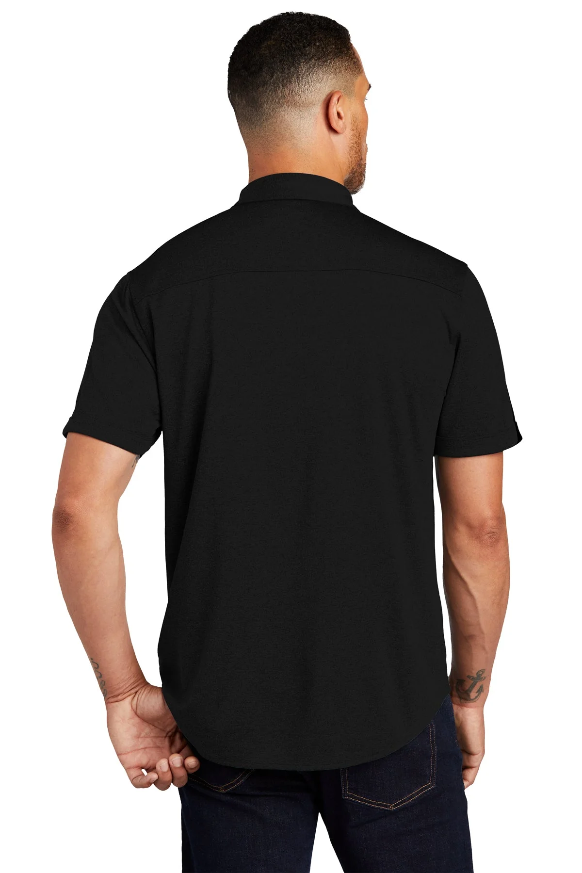 OGIO Button Down Shirt, Blacktop [GuidePoint Security] - Image 2
