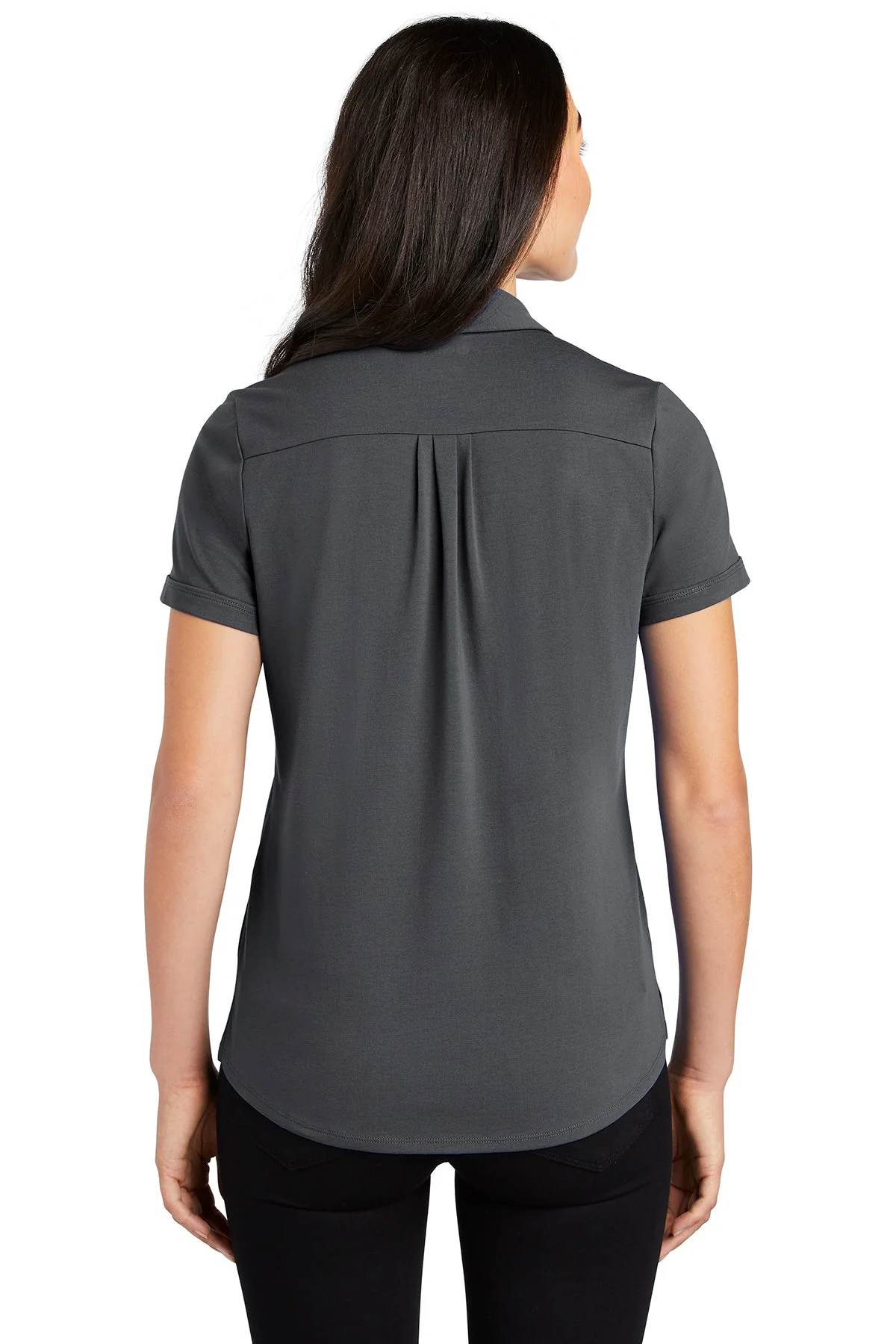 OGIO Ladies Limit Polo, Diesel Grey [WILS] - Image 2